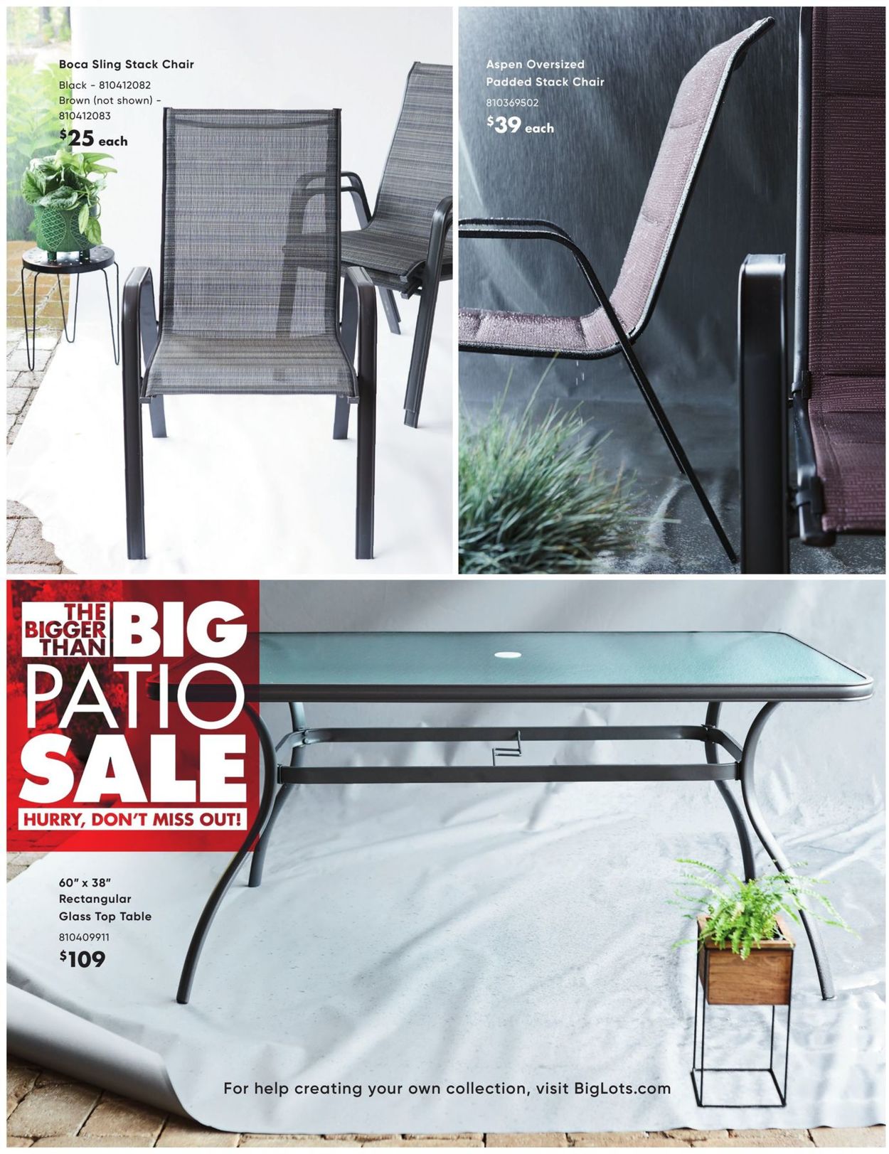 Catalogue Big Lots from 01/15/2019