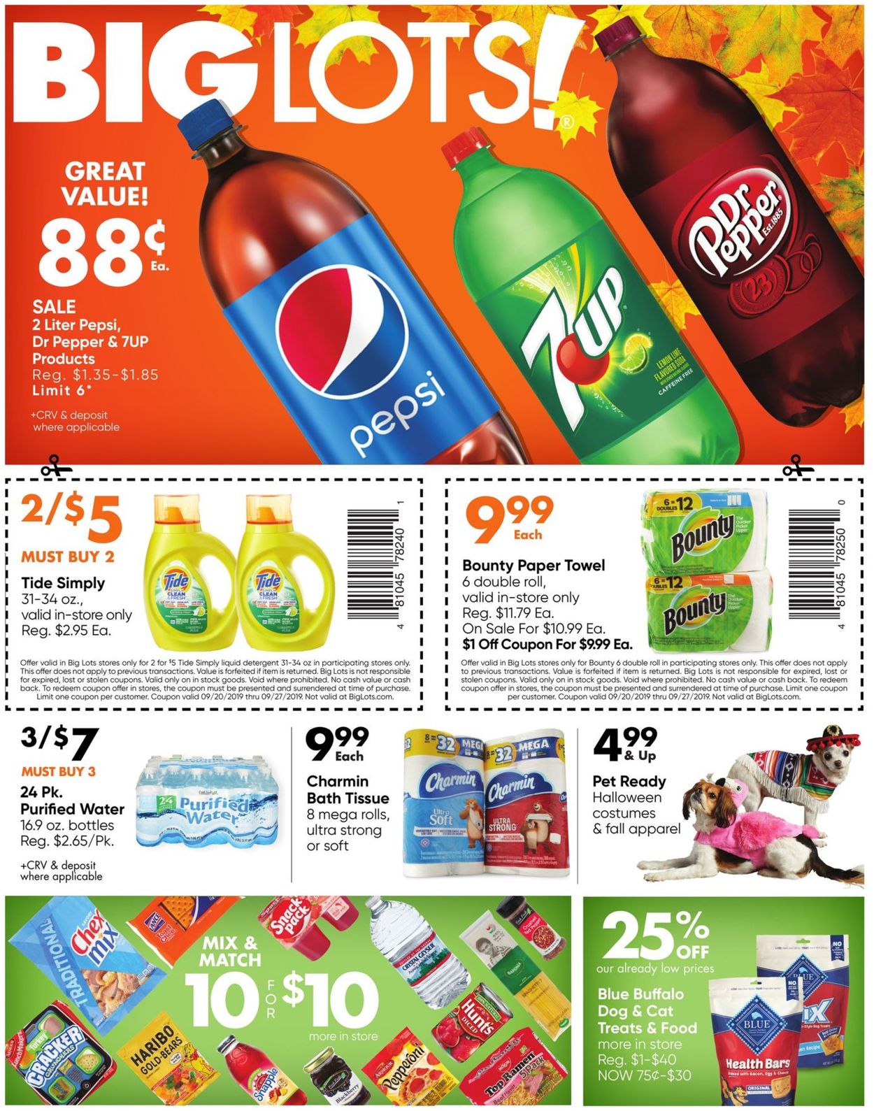 Catalogue Big Lots from 09/20/2019