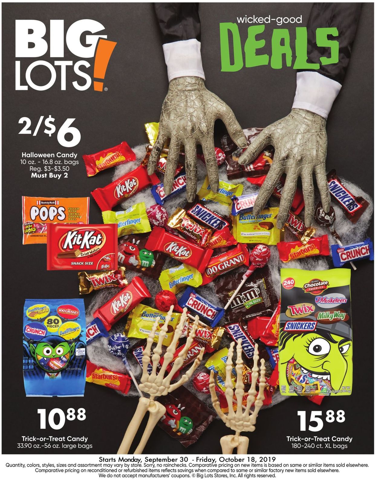 Catalogue Big Lots from 09/30/2019