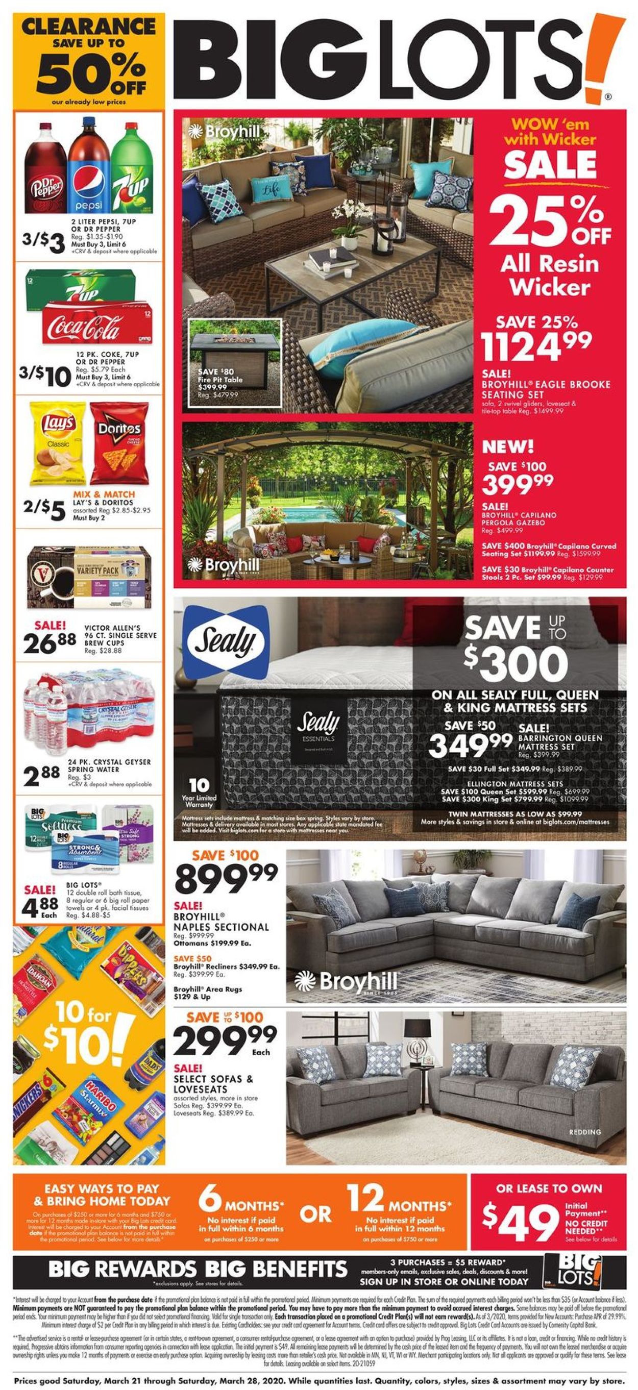 Catalogue Big Lots from 03/21/2020