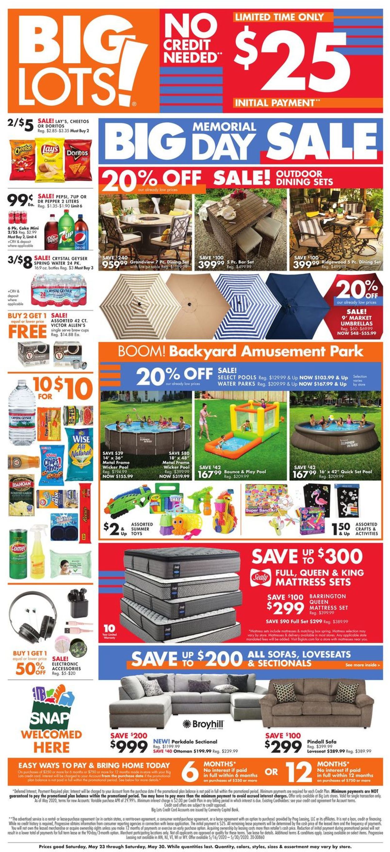 Catalogue Big Lots from 05/23/2020