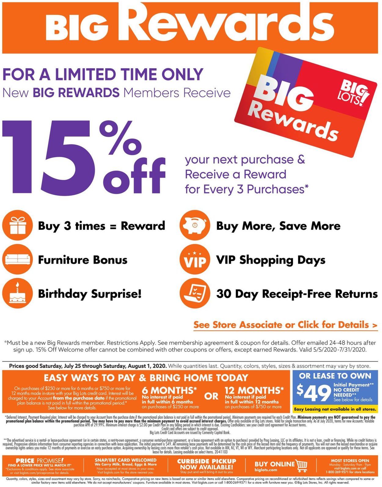 Catalogue Big Lots from 07/25/2020