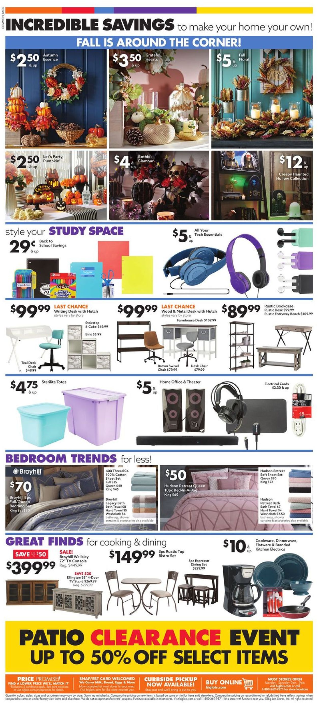 Catalogue Big Lots from 08/15/2020