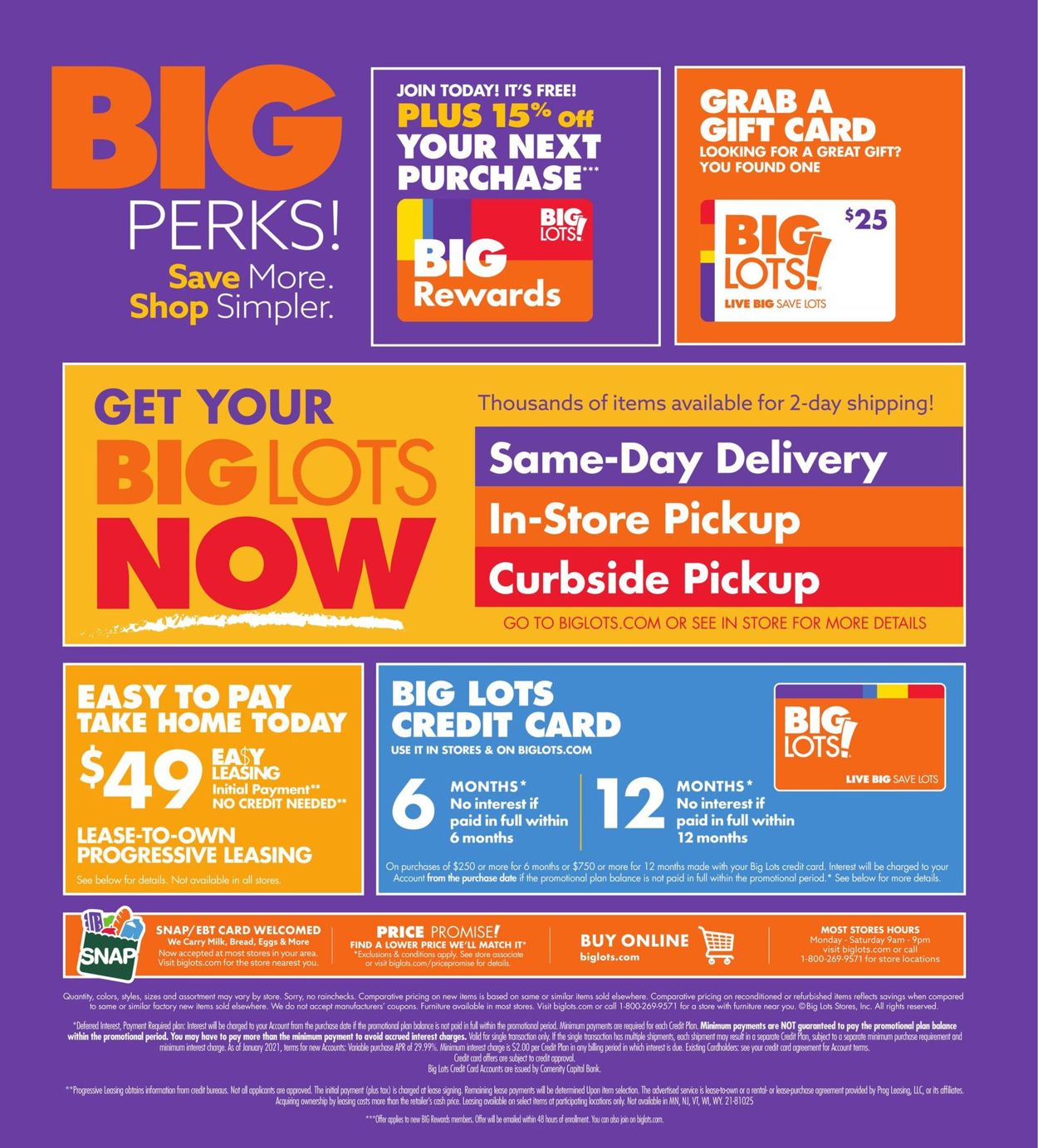 Catalogue Big Lots from 02/21/2021