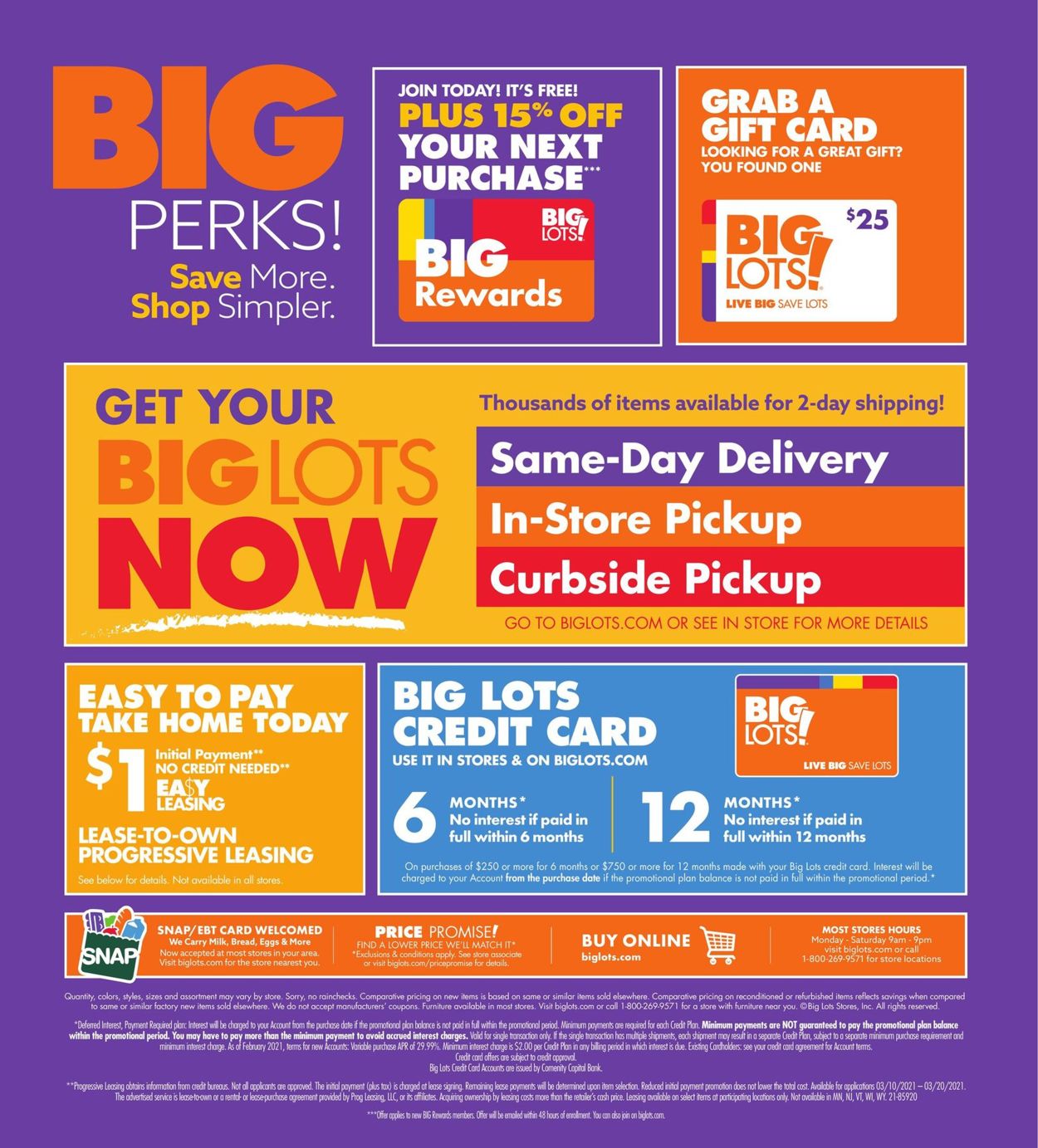 Catalogue Big Lots from 03/10/2021