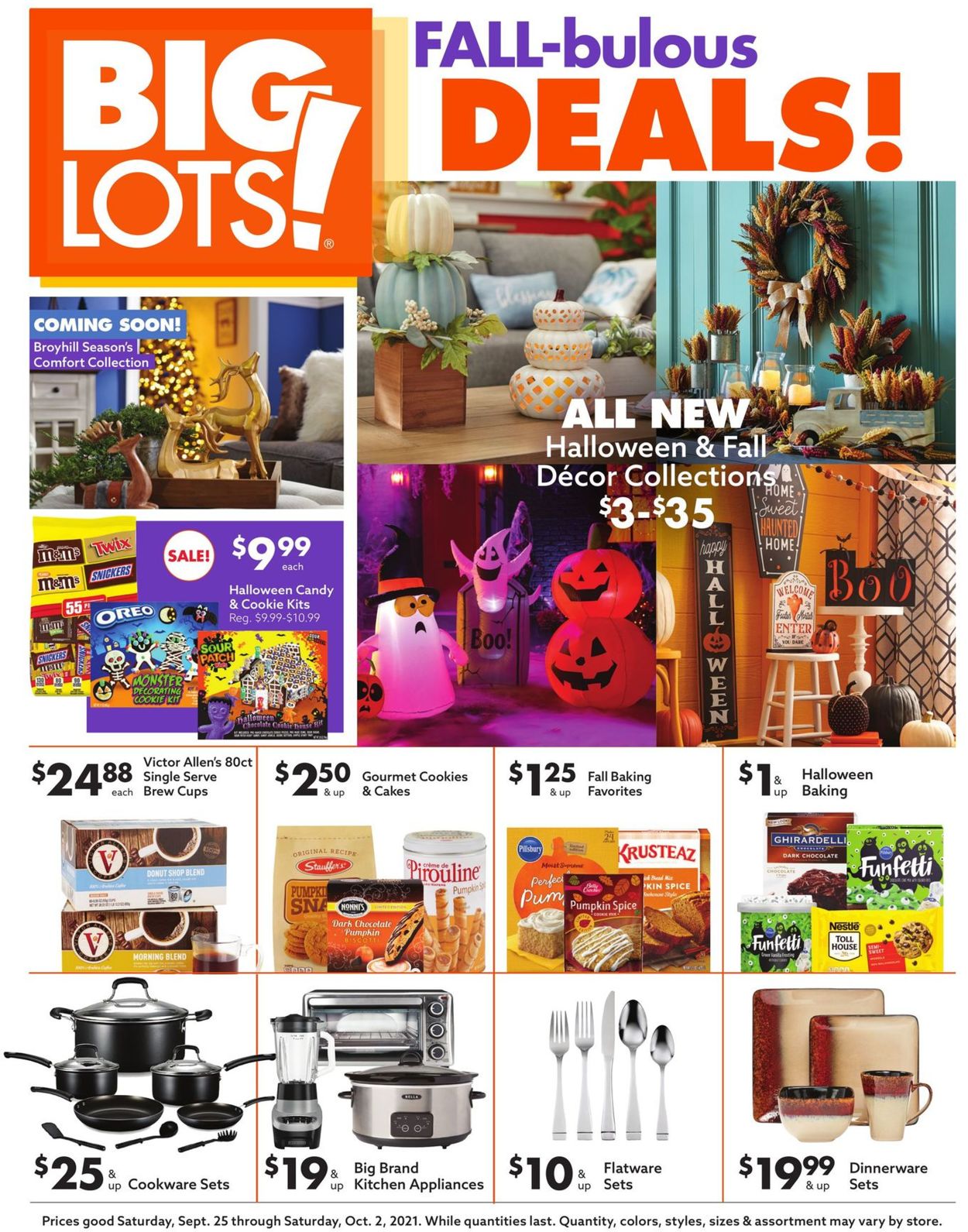 Catalogue Big Lots from 09/25/2021
