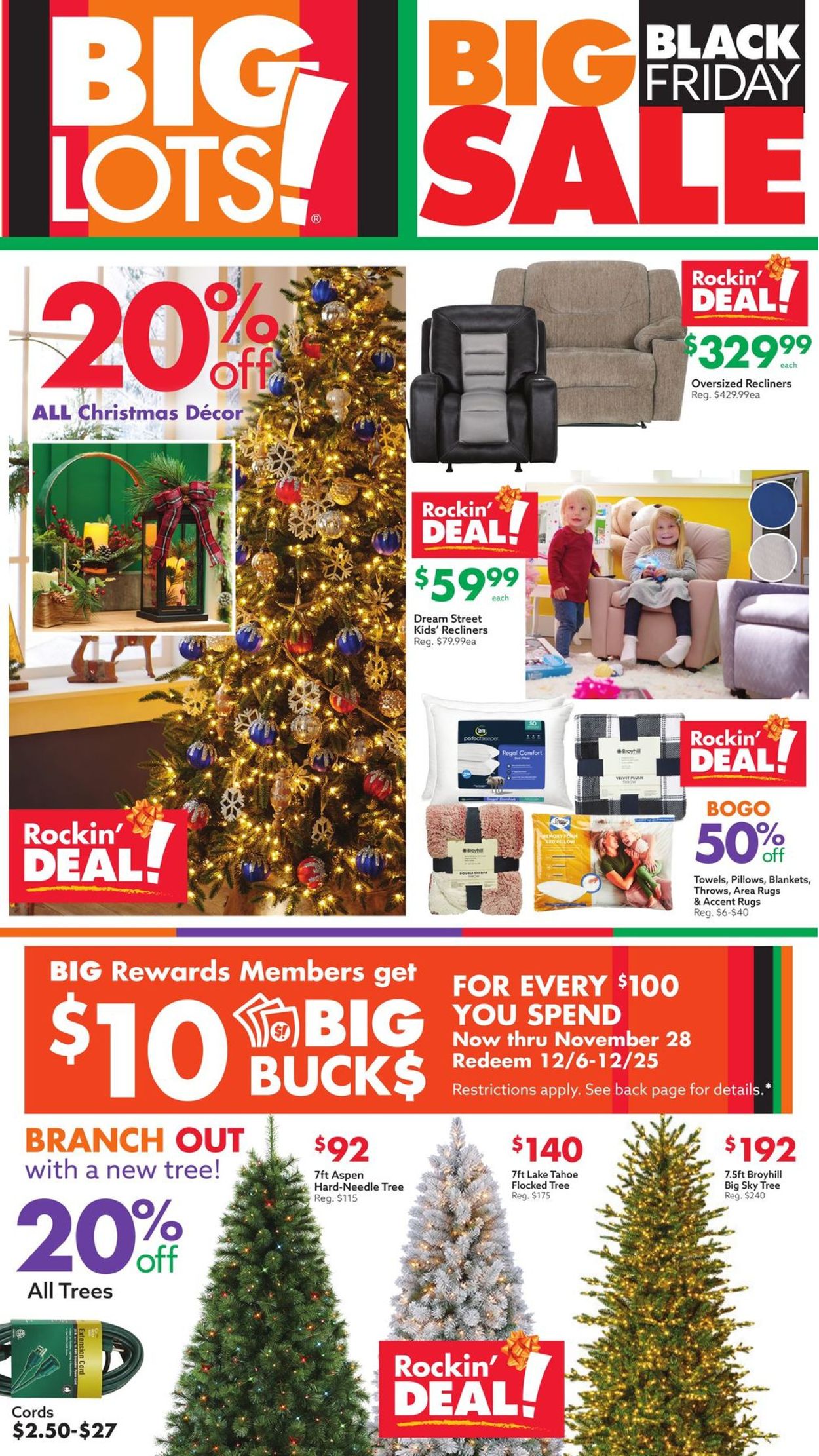 Catalogue Big Lots BLACK FRIDAY WEEKEND 2021 from 11/20/2021