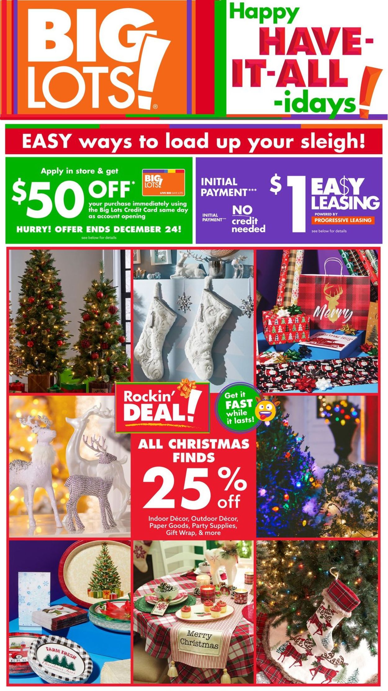 Big Lots HOLIDAY 2021 Current weekly ad 12/12 12/24/2021 frequent