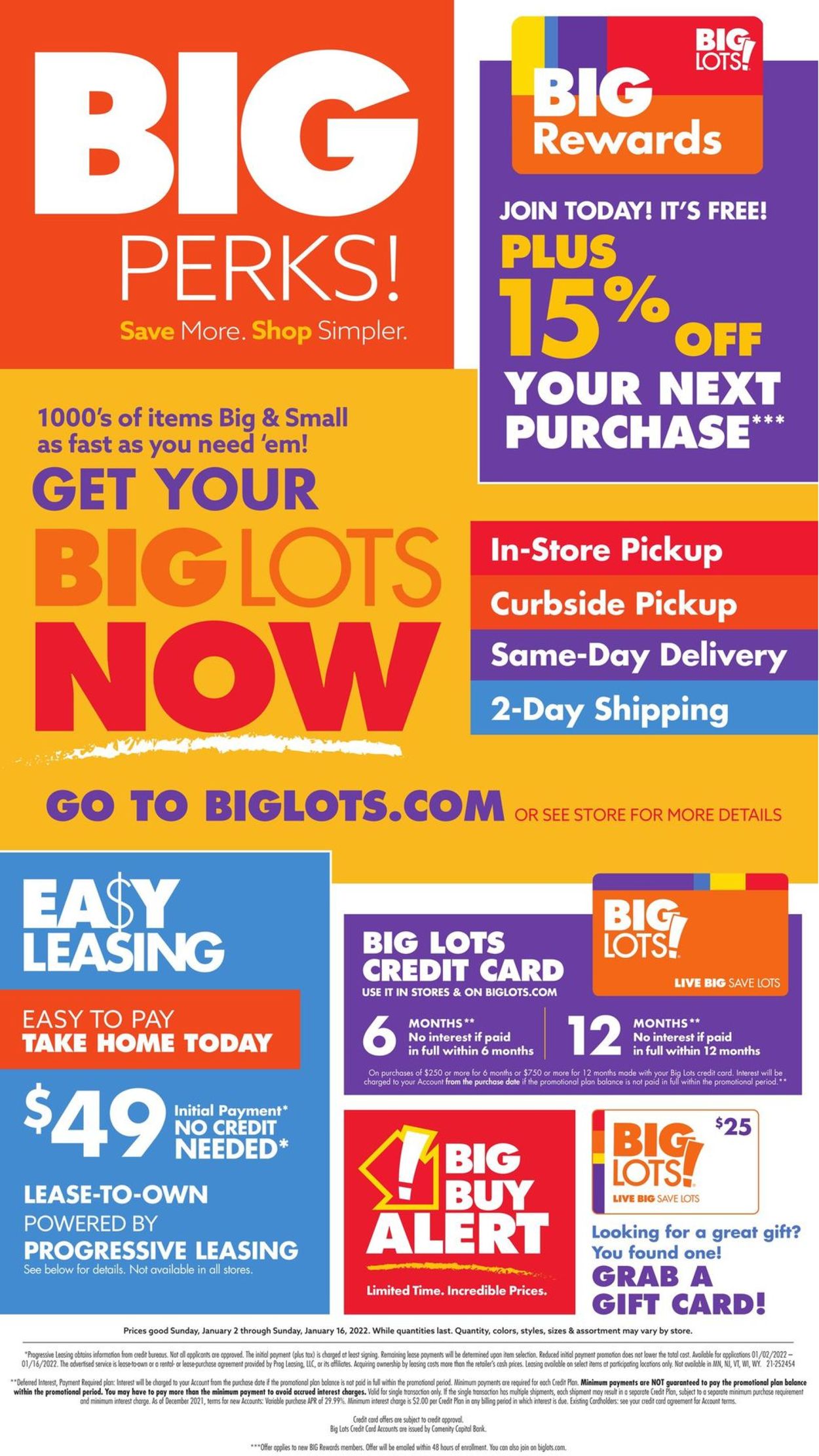 Catalogue Big Lots from 01/02/2021