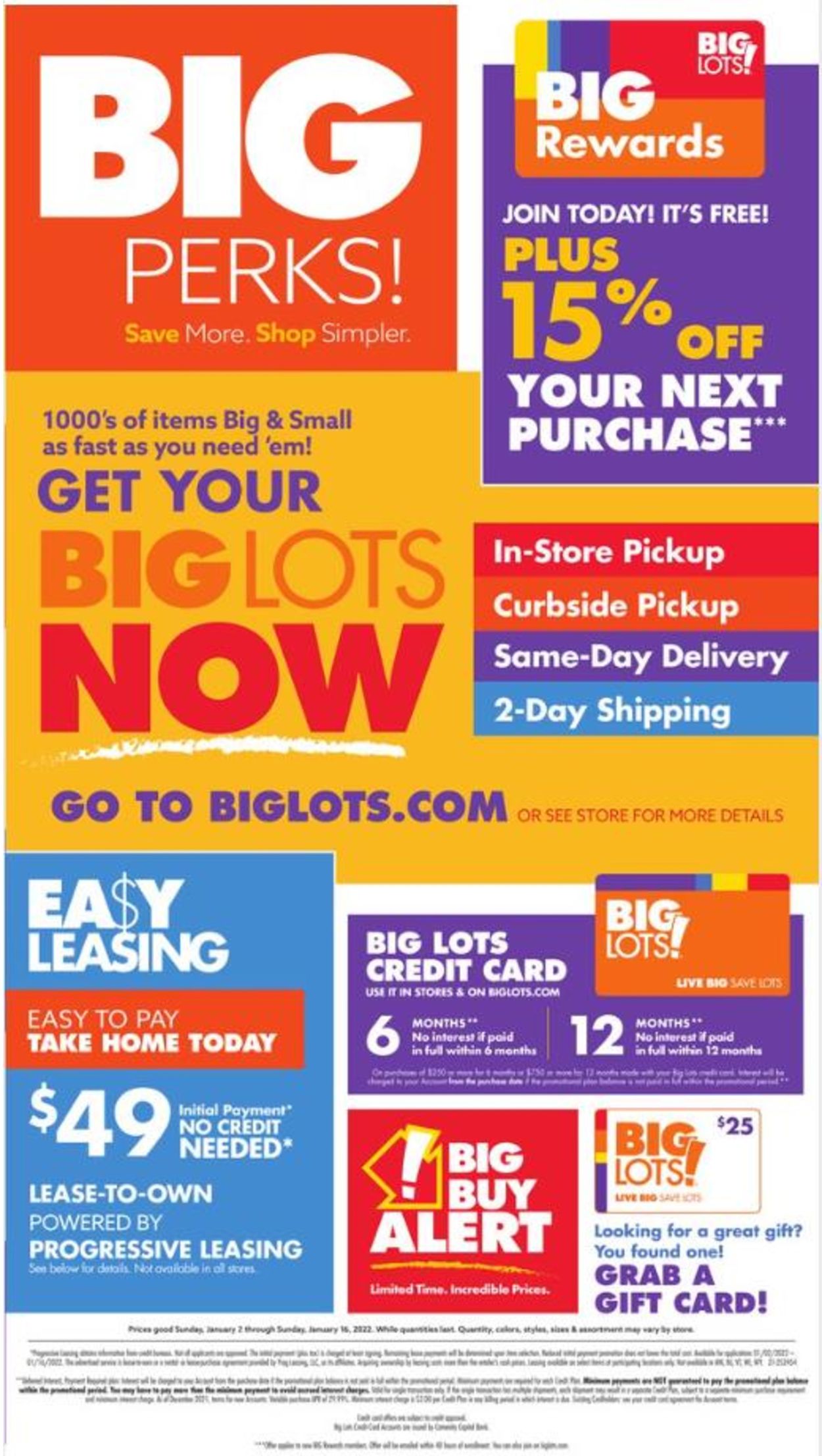 Catalogue Big Lots from 01/02/2022
