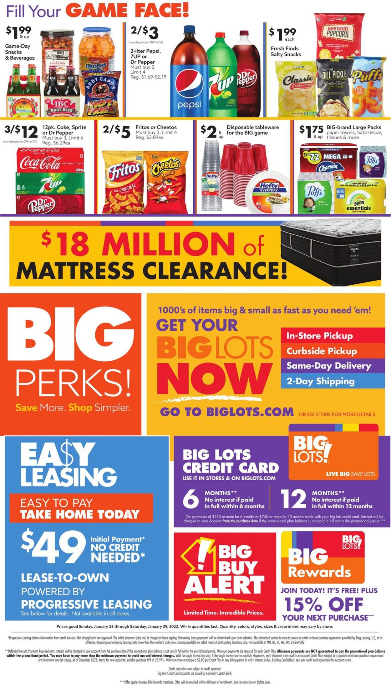 Catalogue Big Lots from 01/23/2022