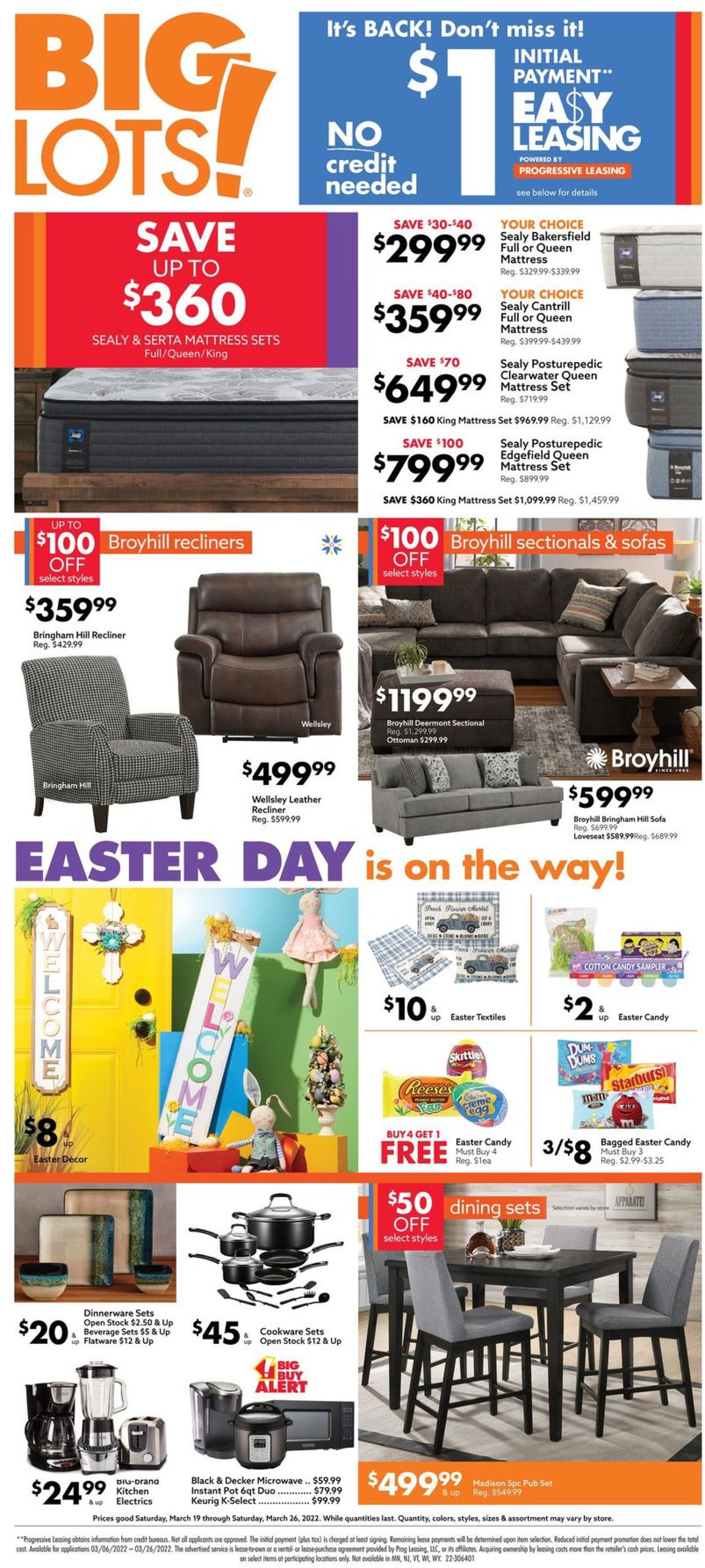 Catalogue Big Lots from 03/19/2022