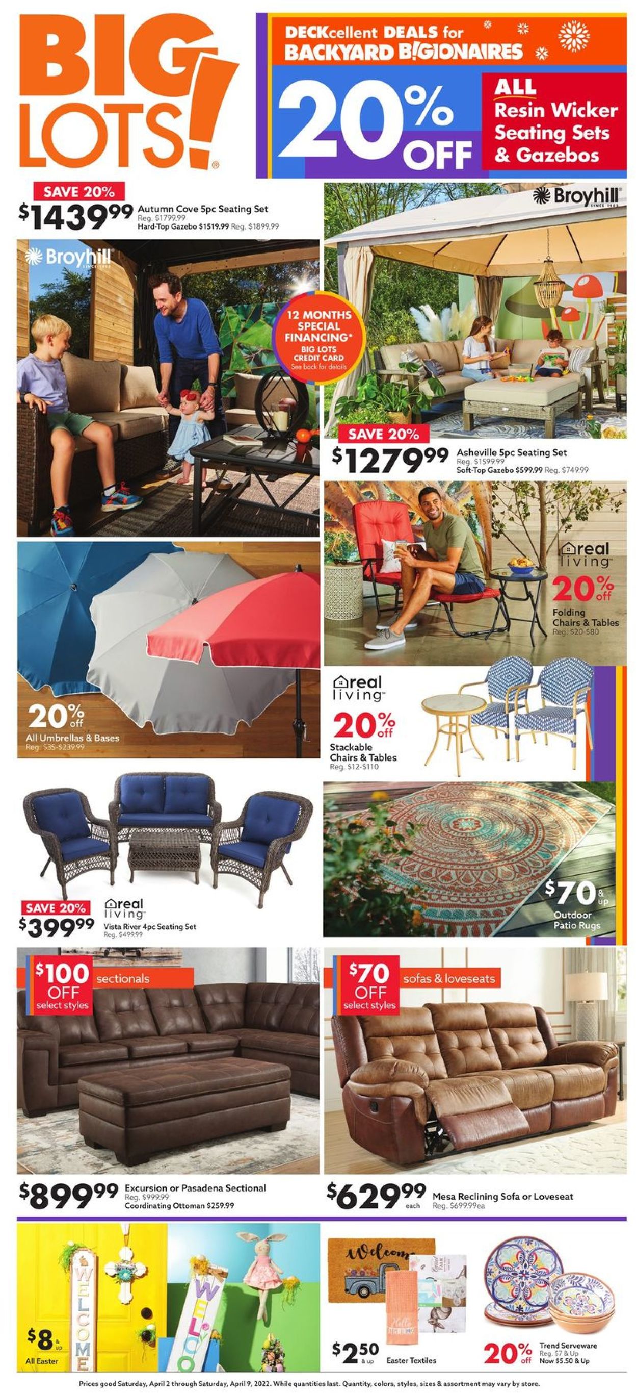 Catalogue Big Lots EASTER 2022 from 04/02/2022