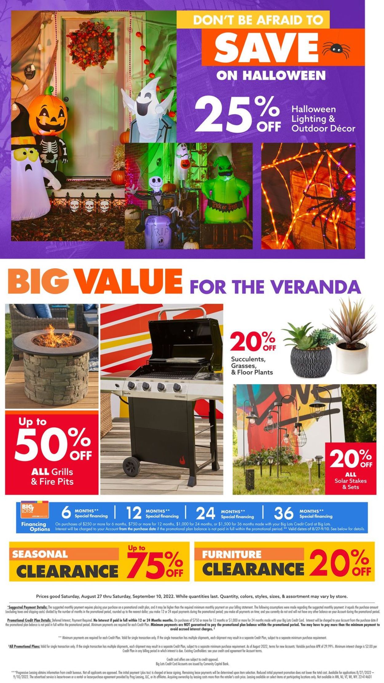 Catalogue Big Lots from 08/27/2022