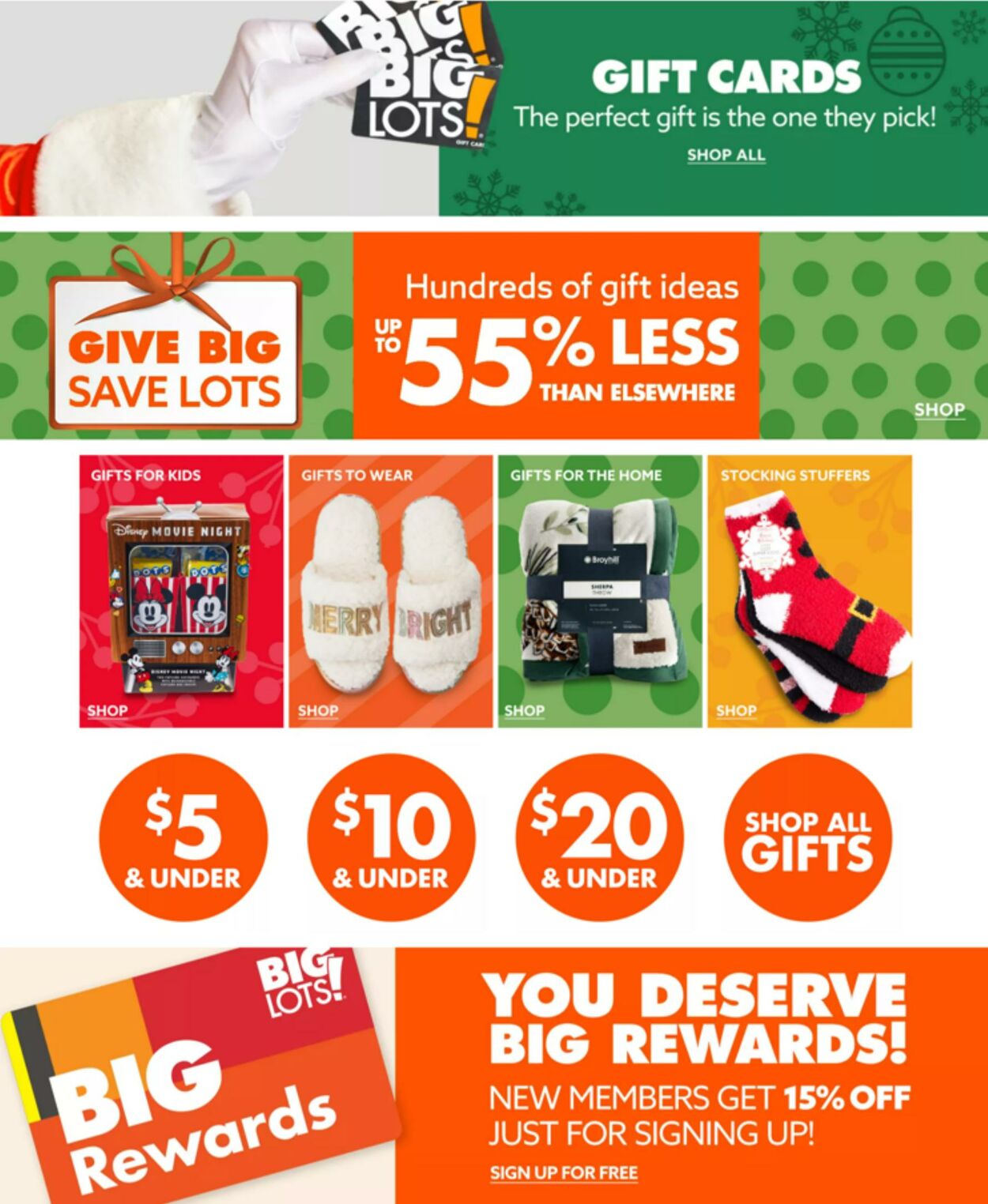 Catalogue Big Lots from 12/07/2023
