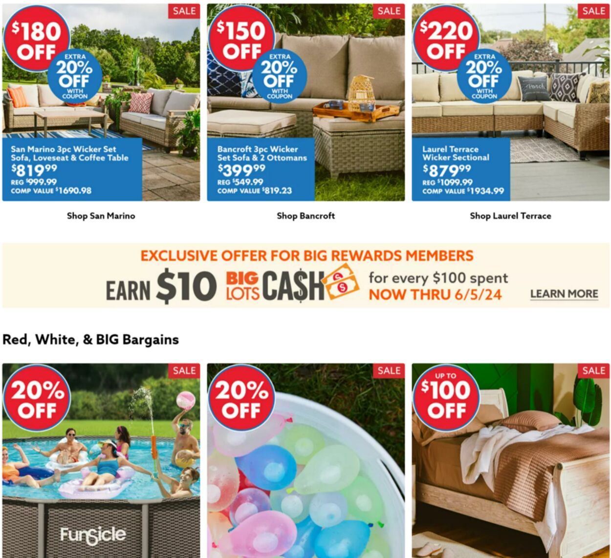 Catalogue Big Lots from 05/28/2024