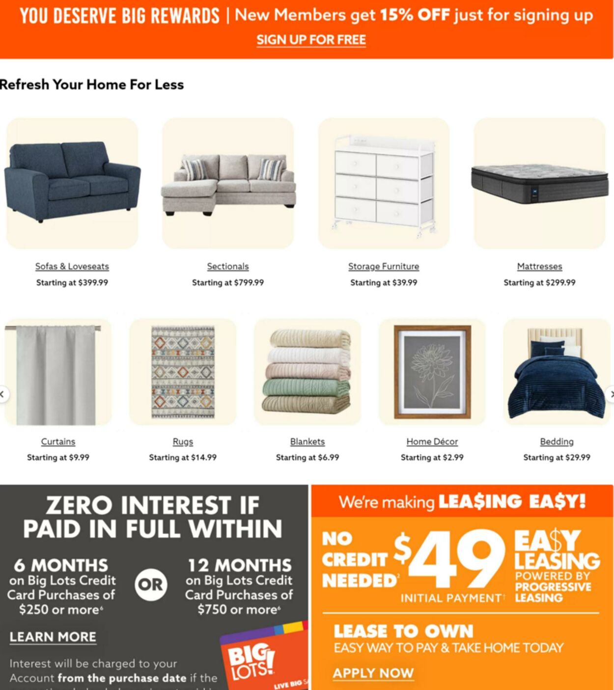 Catalogue Big Lots from 07/30/2024