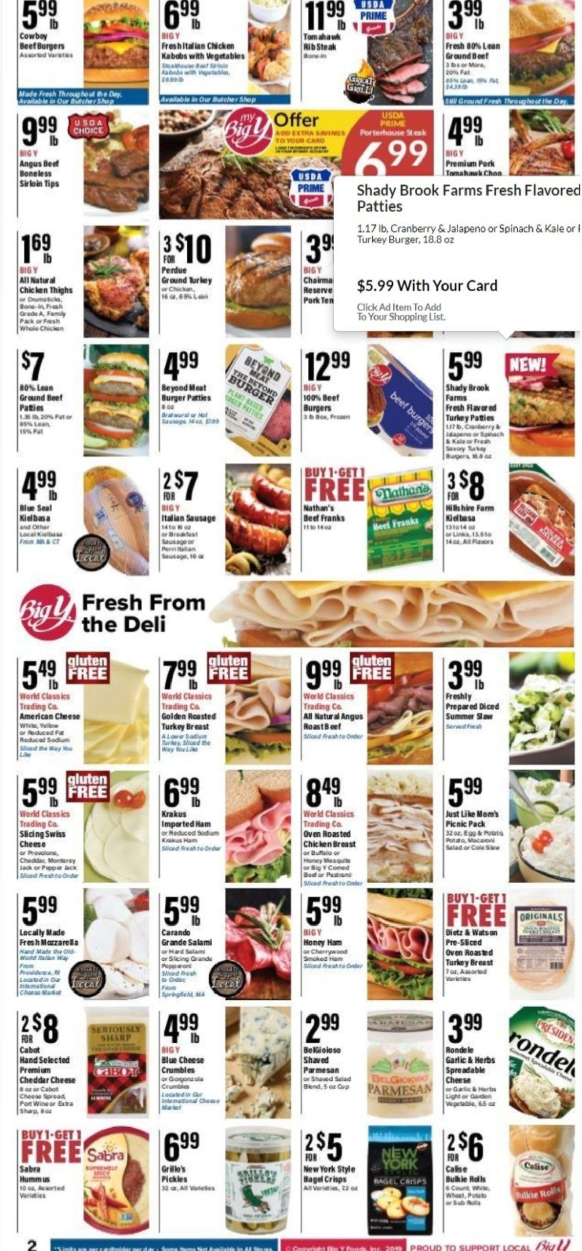 Catalogue Big Y from 05/23/2019