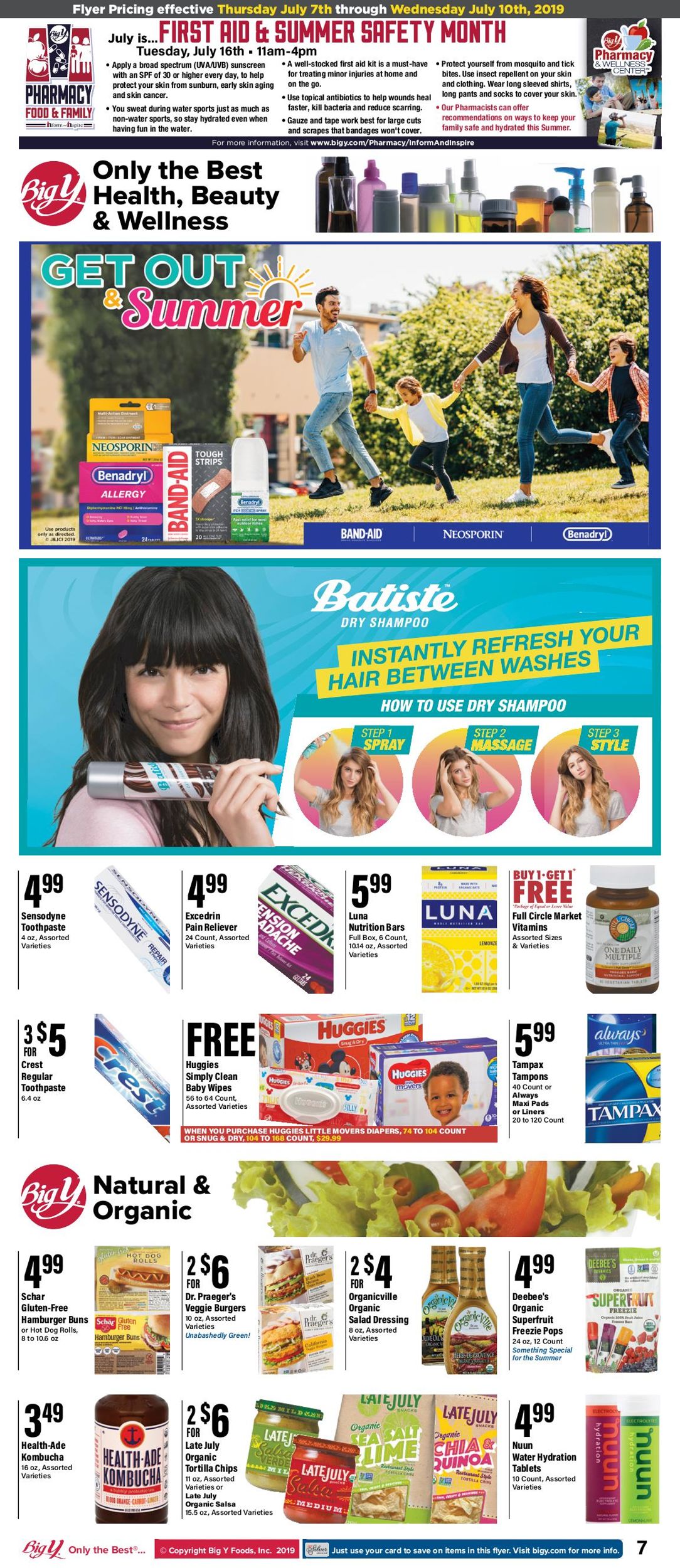 Catalogue Big Y from 07/04/2019