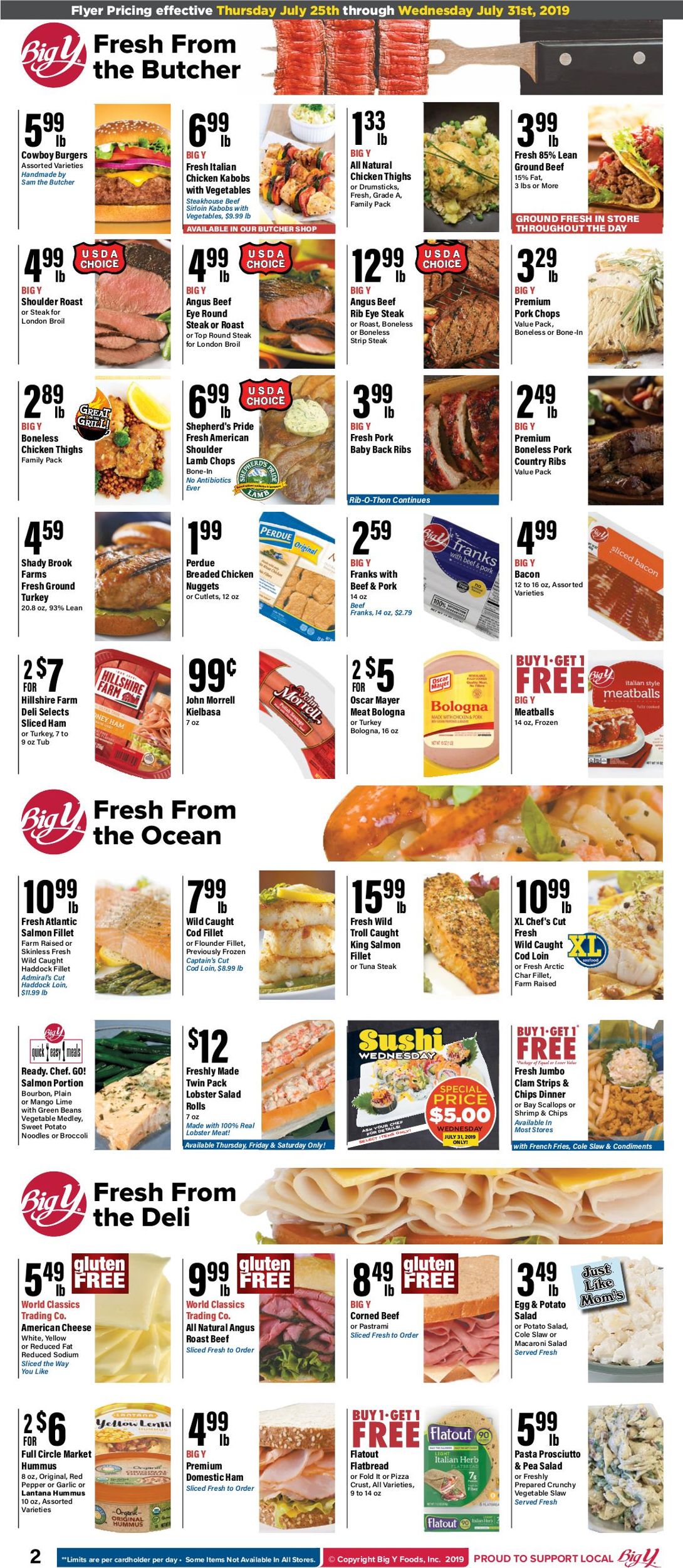 Catalogue Big Y from 07/25/2019