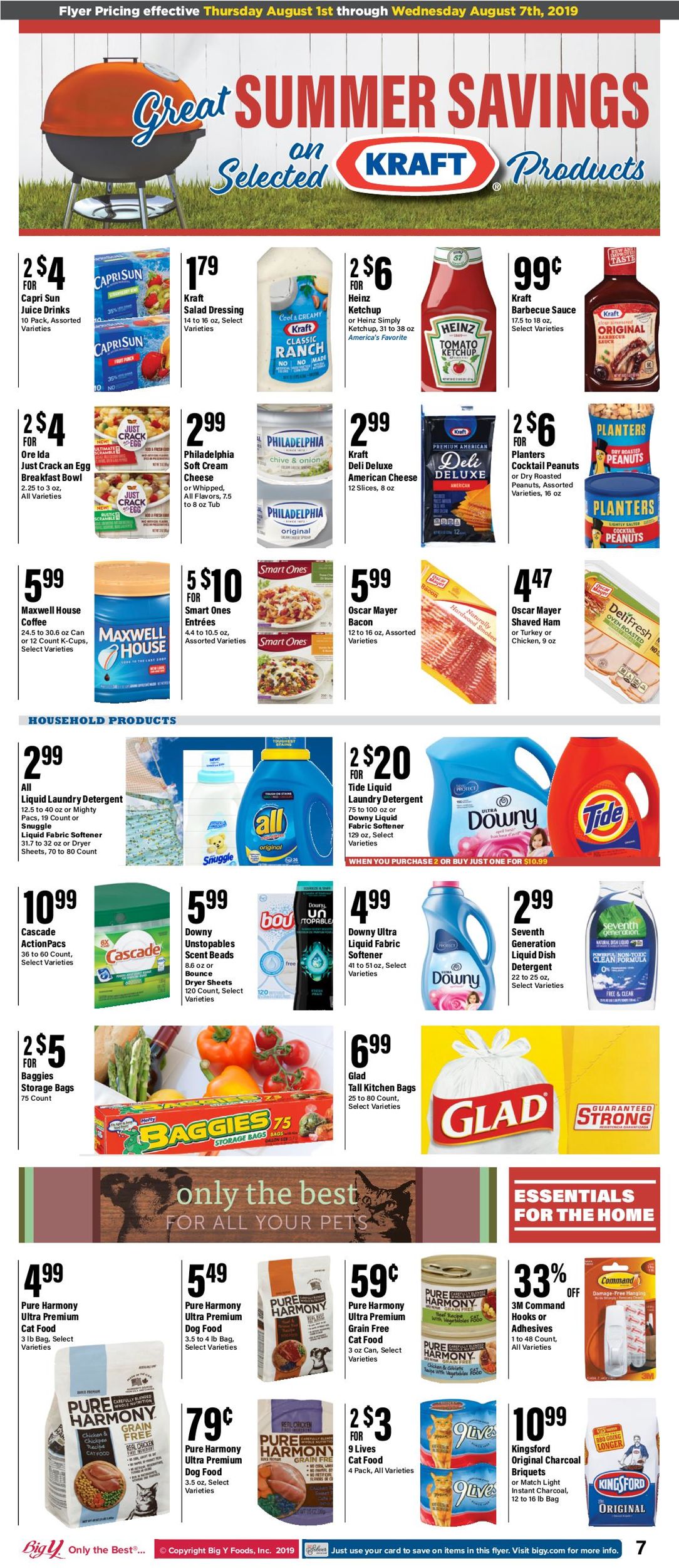 Catalogue Big Y from 08/01/2019