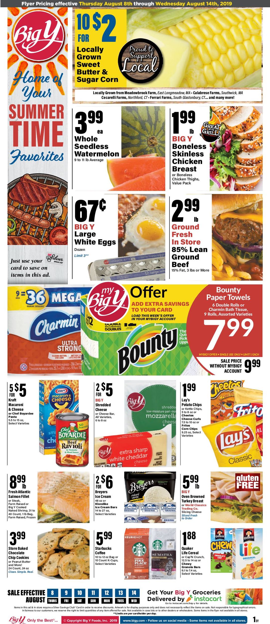 Catalogue Big Y from 08/08/2019