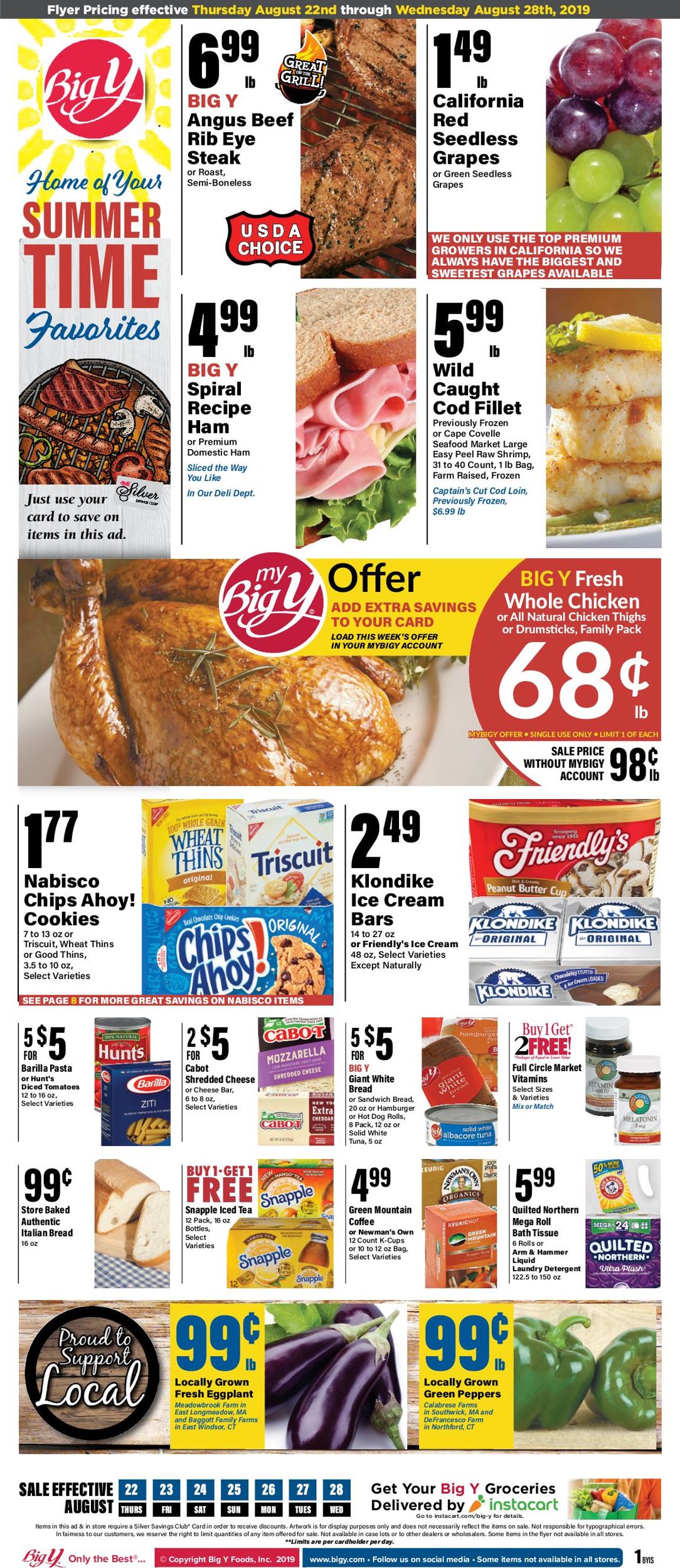 Catalogue Big Y from 08/22/2019