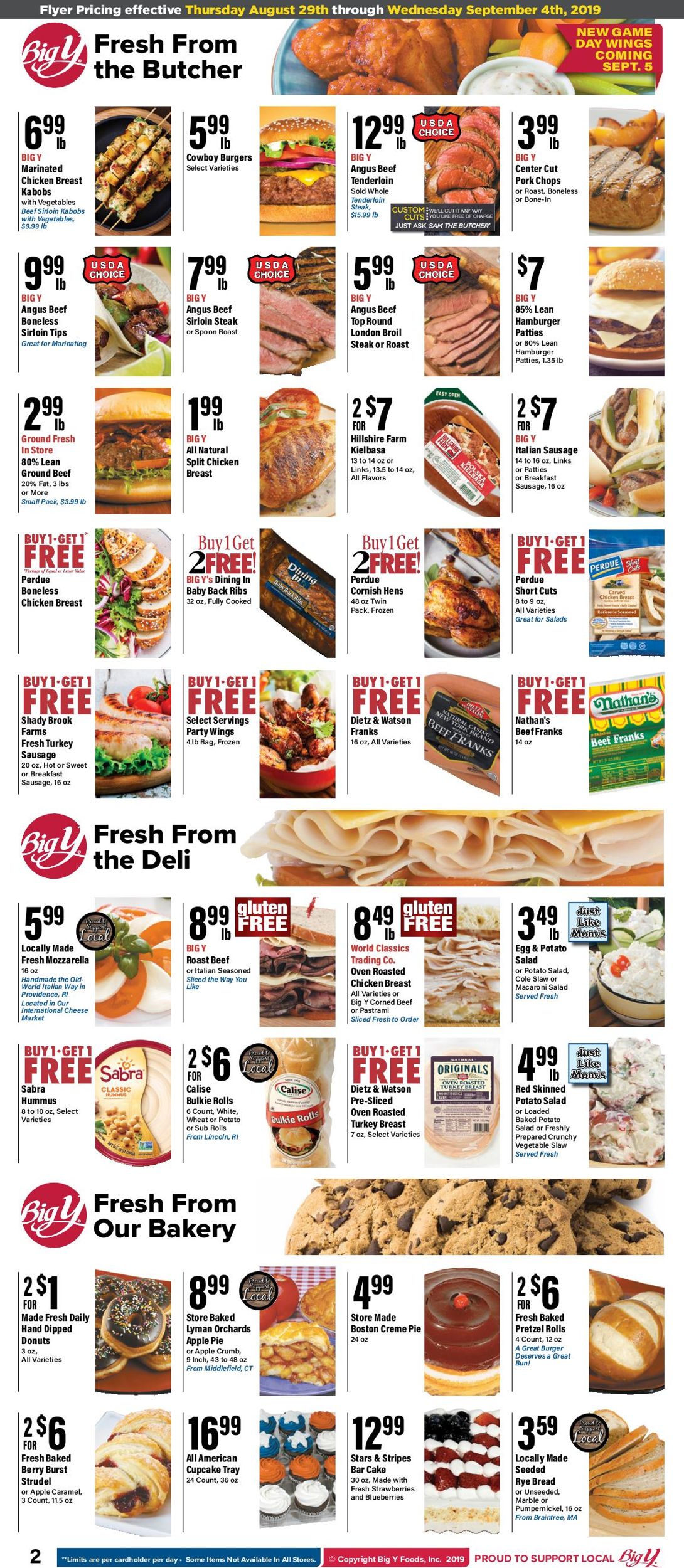 Catalogue Big Y from 08/29/2019