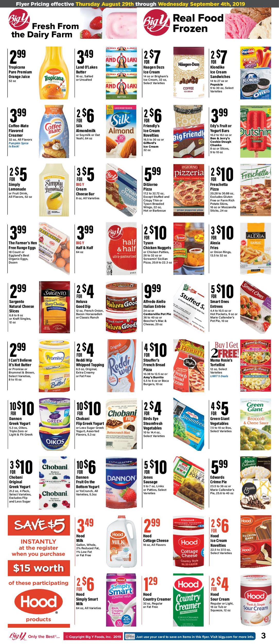 Catalogue Big Y from 08/29/2019
