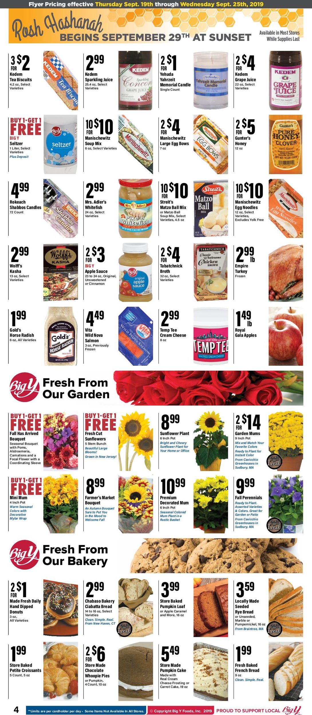 Catalogue Big Y from 09/19/2019