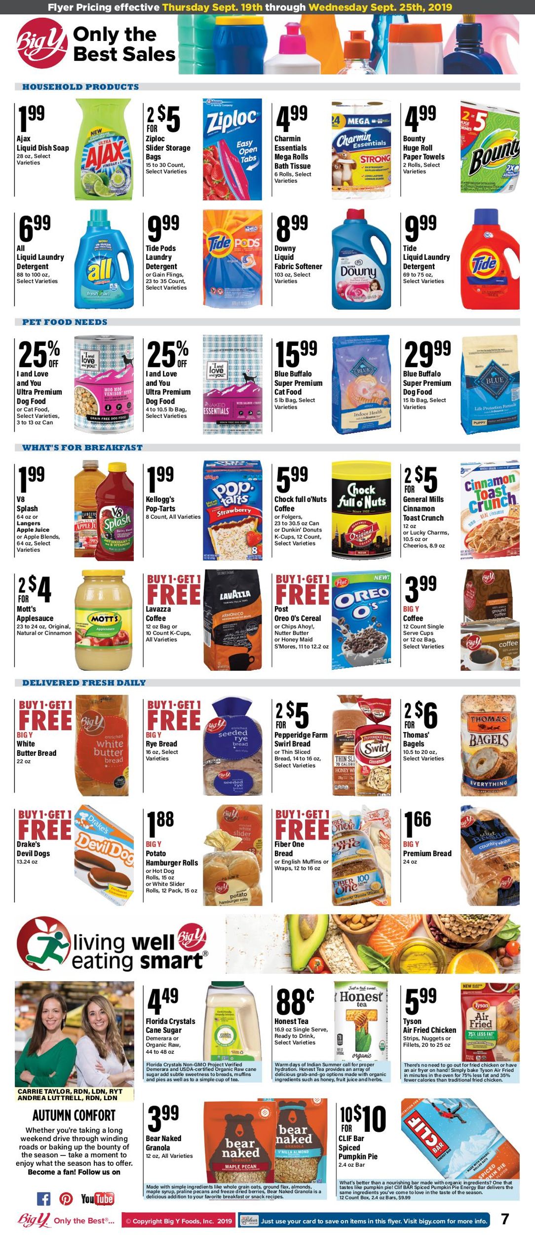 Catalogue Big Y from 09/19/2019