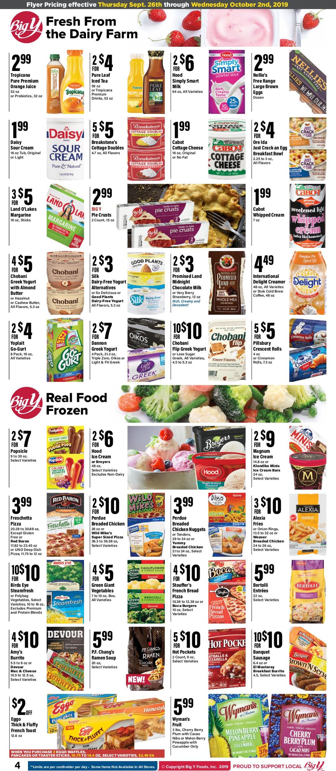 Catalogue Big Y from 09/26/2019