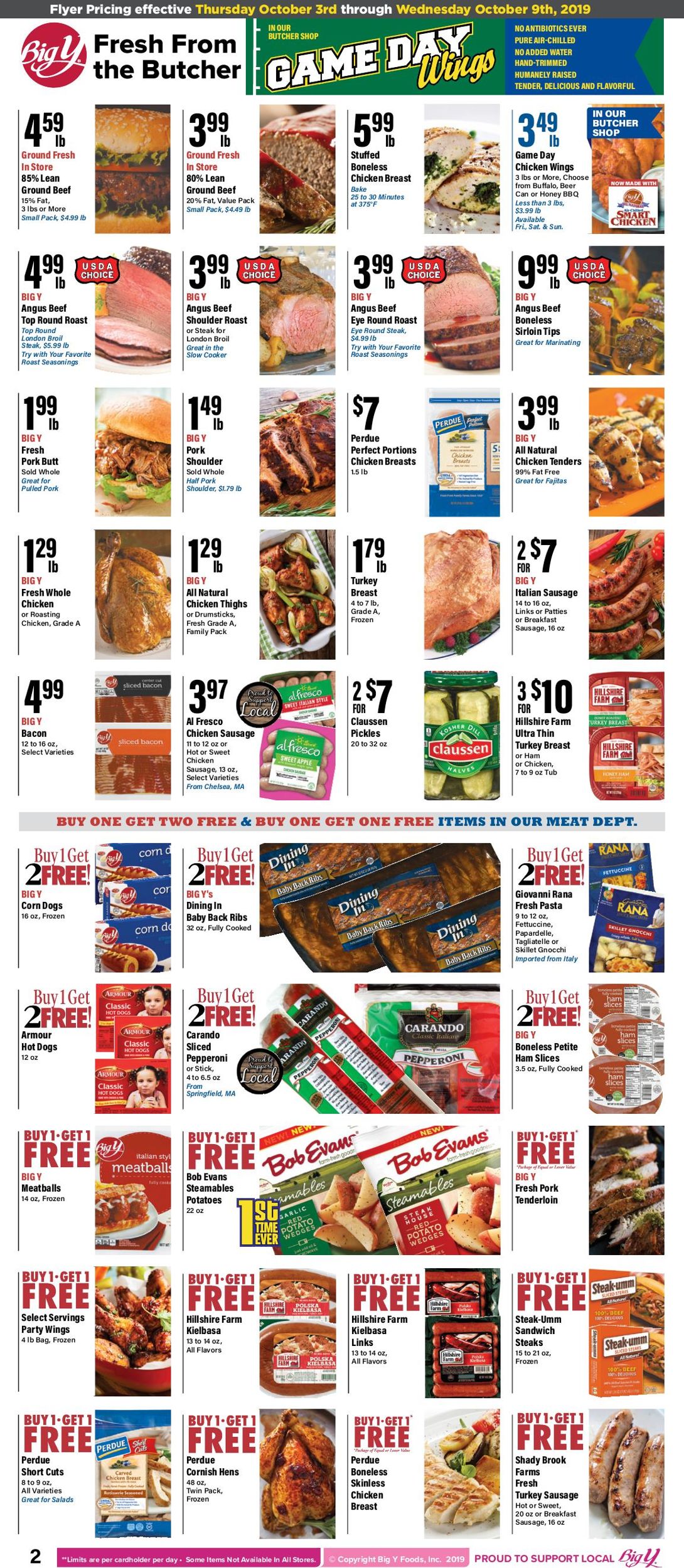 Catalogue Big Y from 10/03/2019