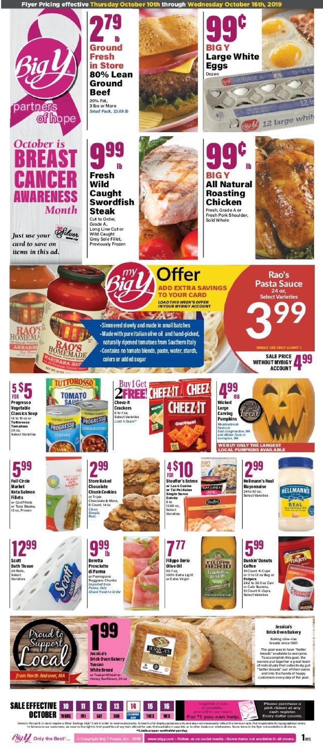 Catalogue Big Y from 10/10/2019