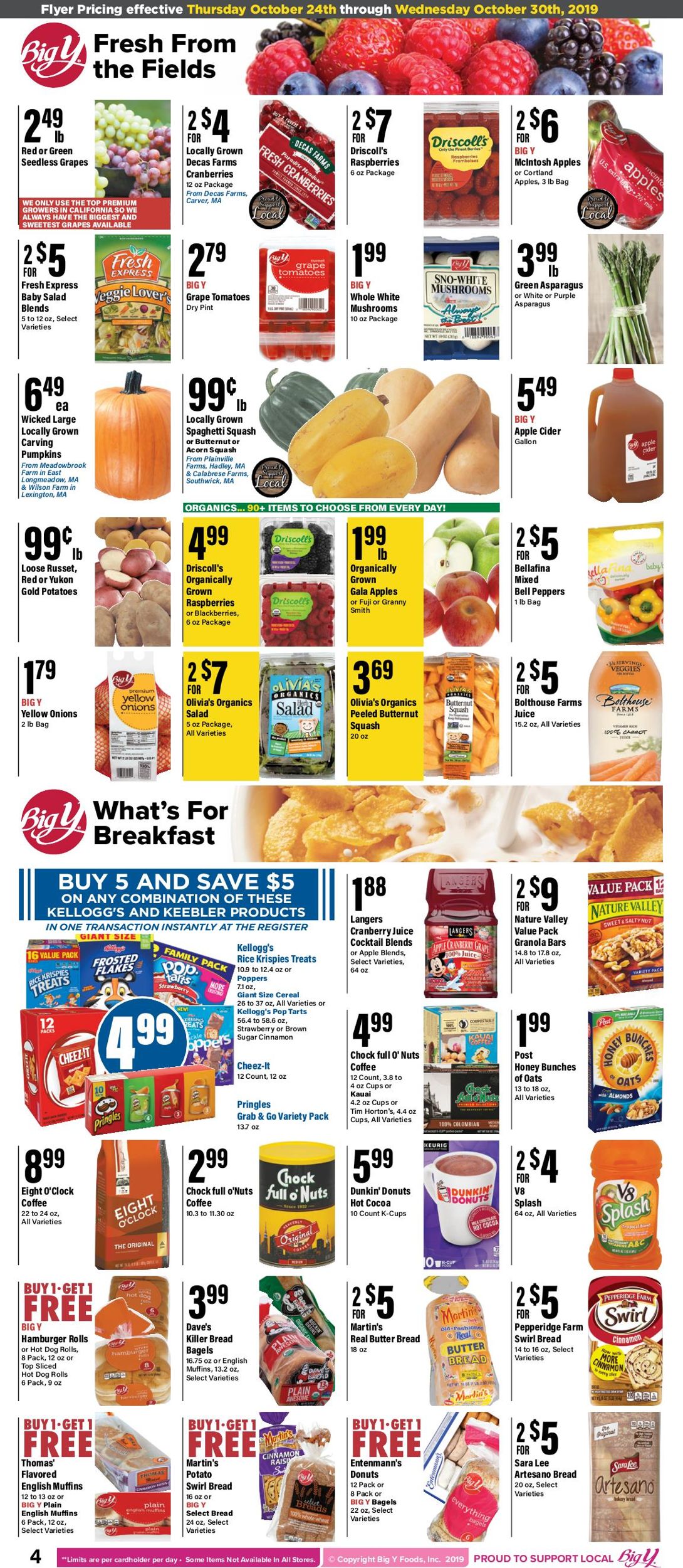 Catalogue Big Y from 10/24/2019