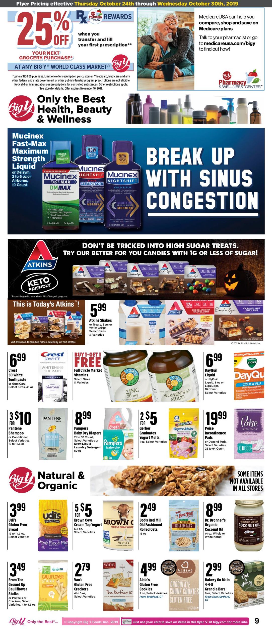 Catalogue Big Y from 10/24/2019