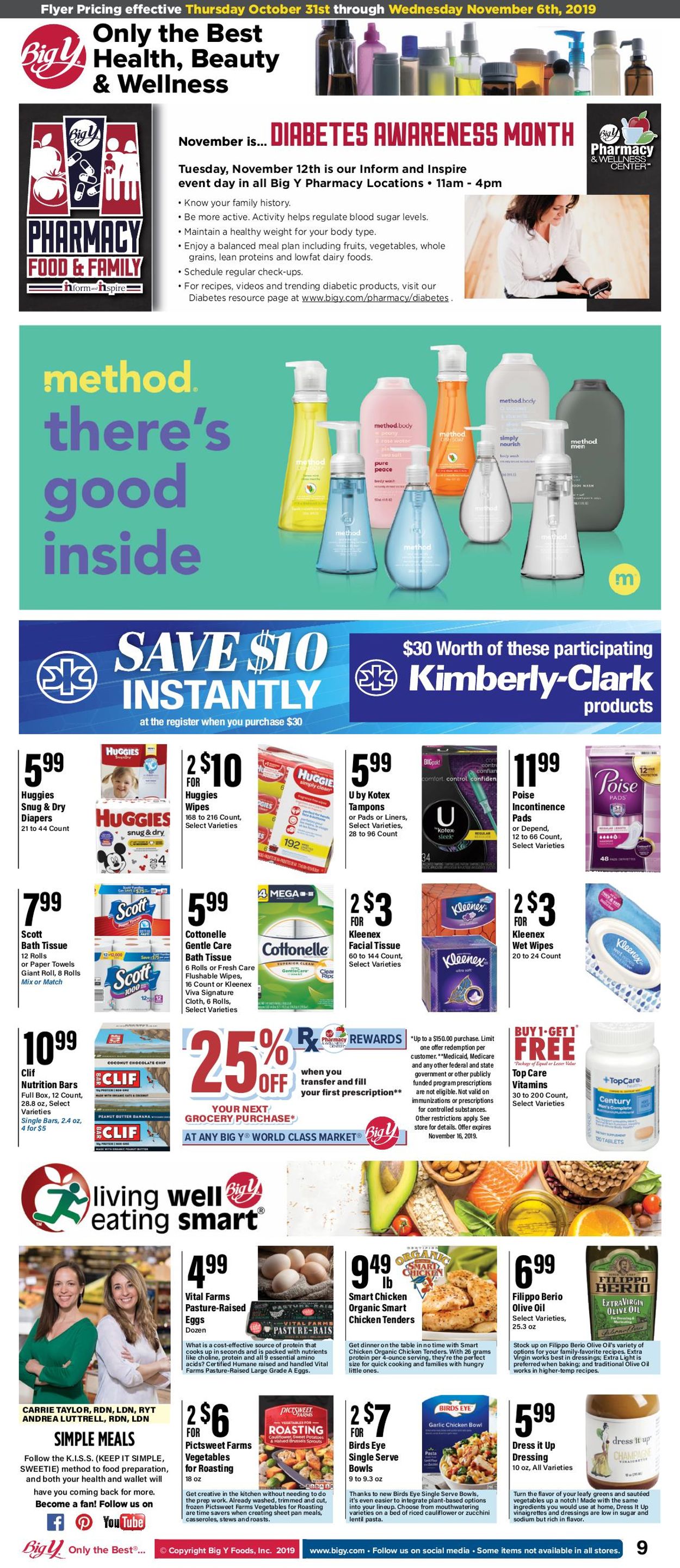 Catalogue Big Y from 10/31/2019