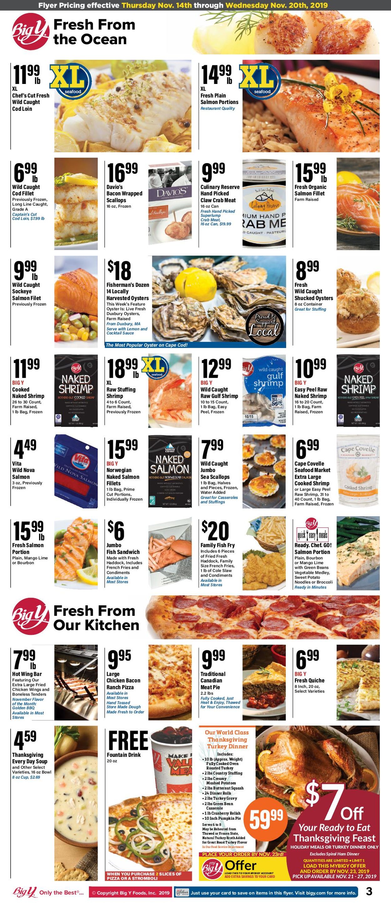Catalogue Big Y - Thanksgiving Ad 2019 from 11/14/2019