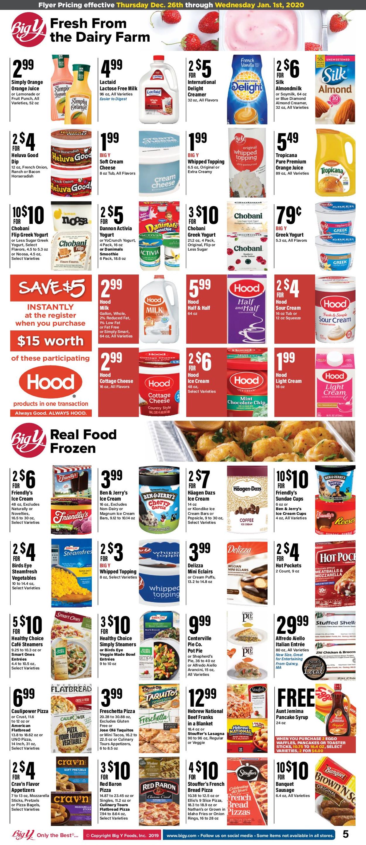 Catalogue Big Y - New Year's Ad 2019/2020 from 12/26/2019