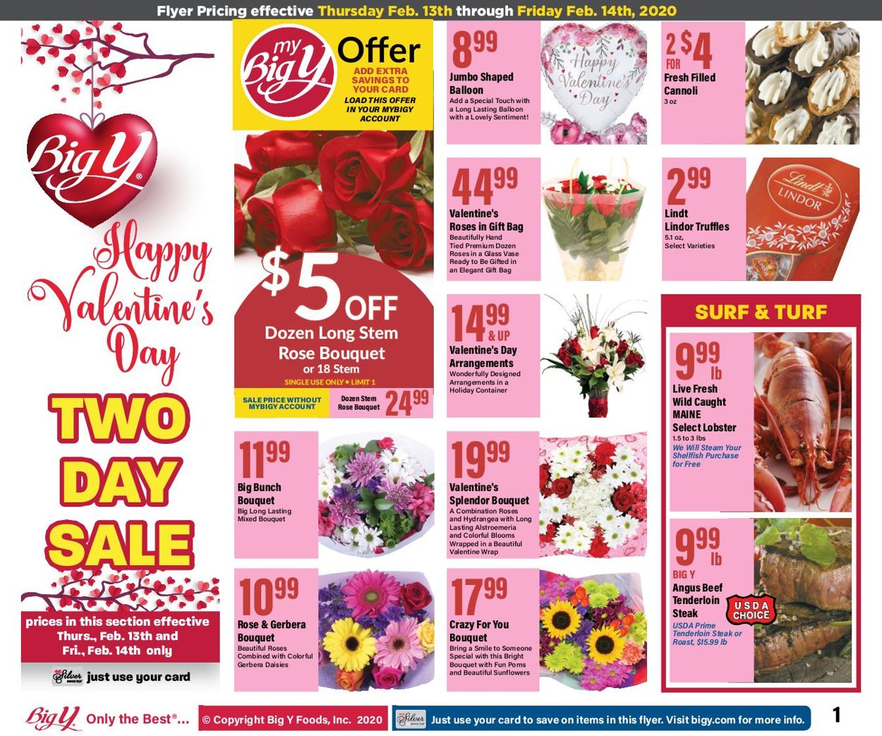 Catalogue Big Y from 02/13/2020