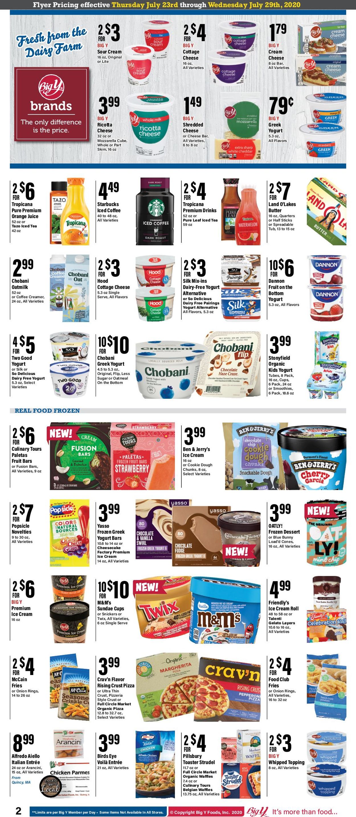 Catalogue Big Y from 07/23/2020
