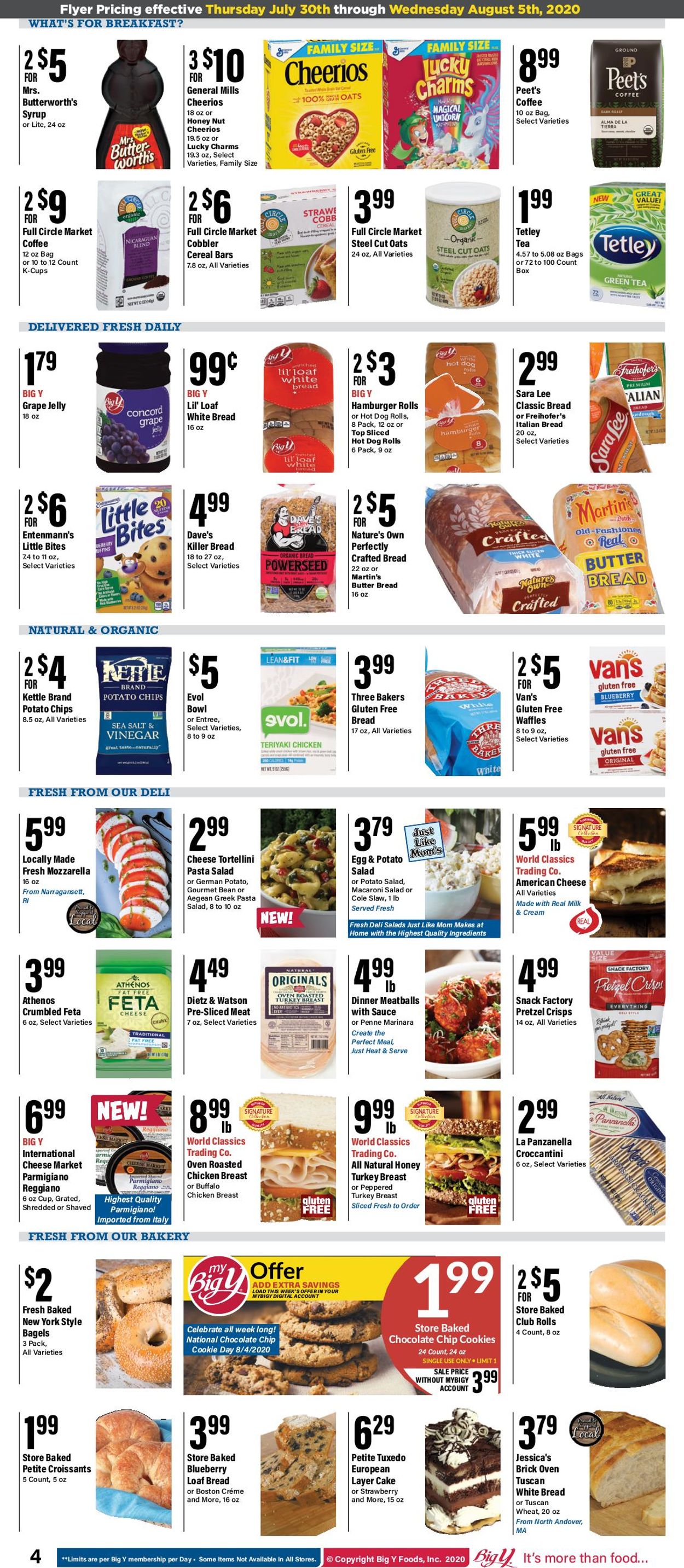 Catalogue Big Y from 07/30/2020
