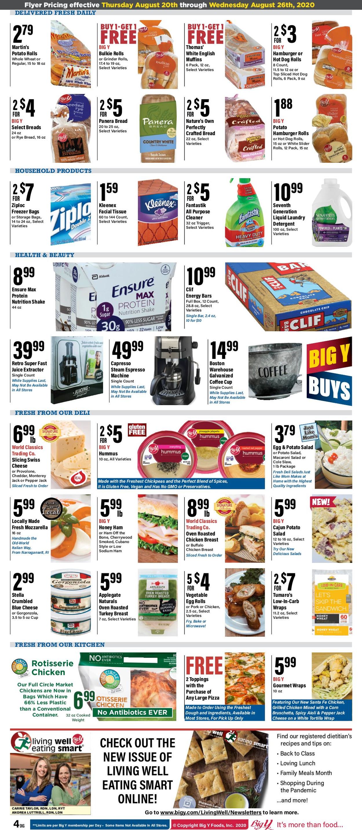 Catalogue Big Y from 08/20/2020