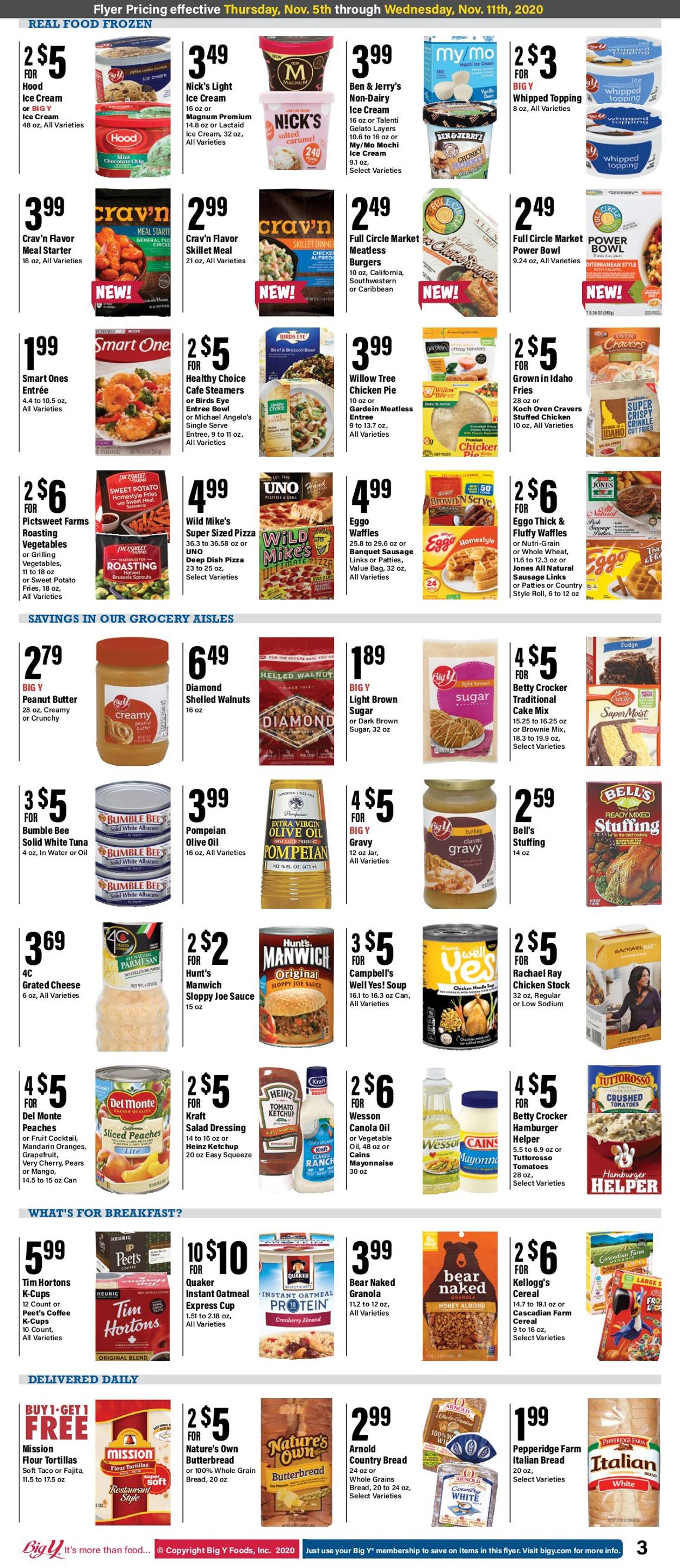 Catalogue Big Y from 11/05/2020