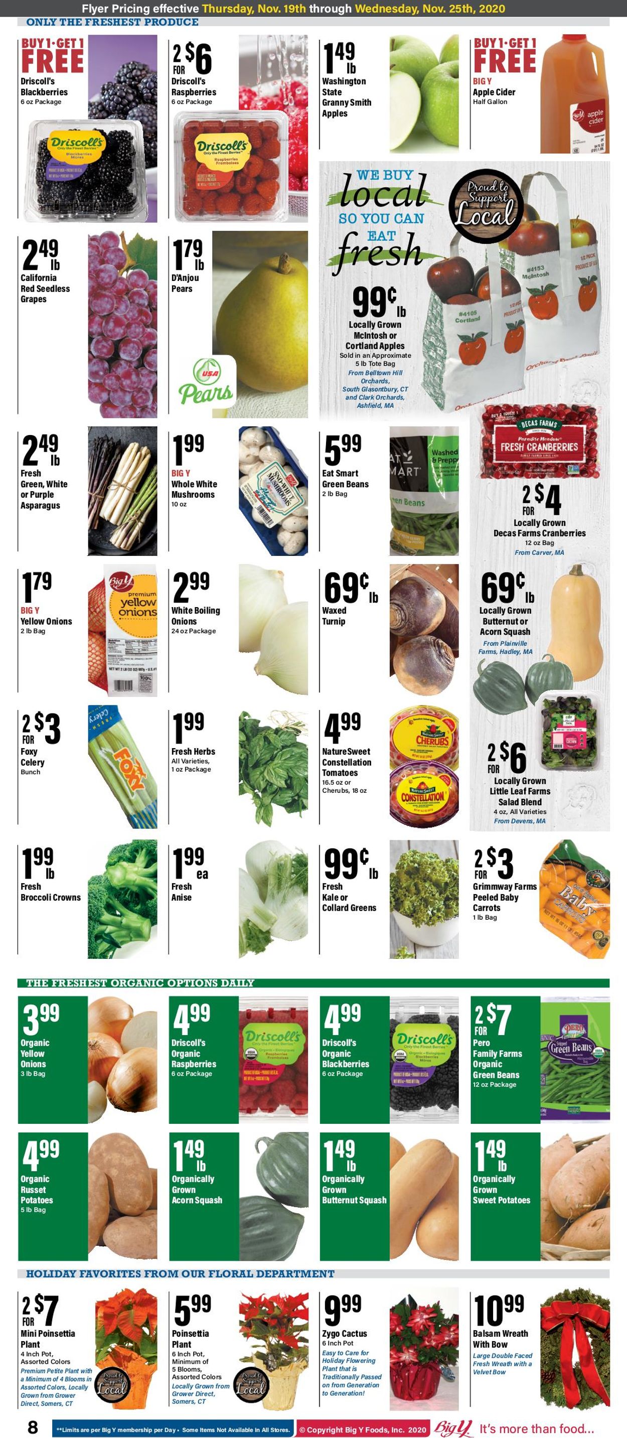 Catalogue Big Y - Thanksgiving Ad 2020 from 11/19/2020