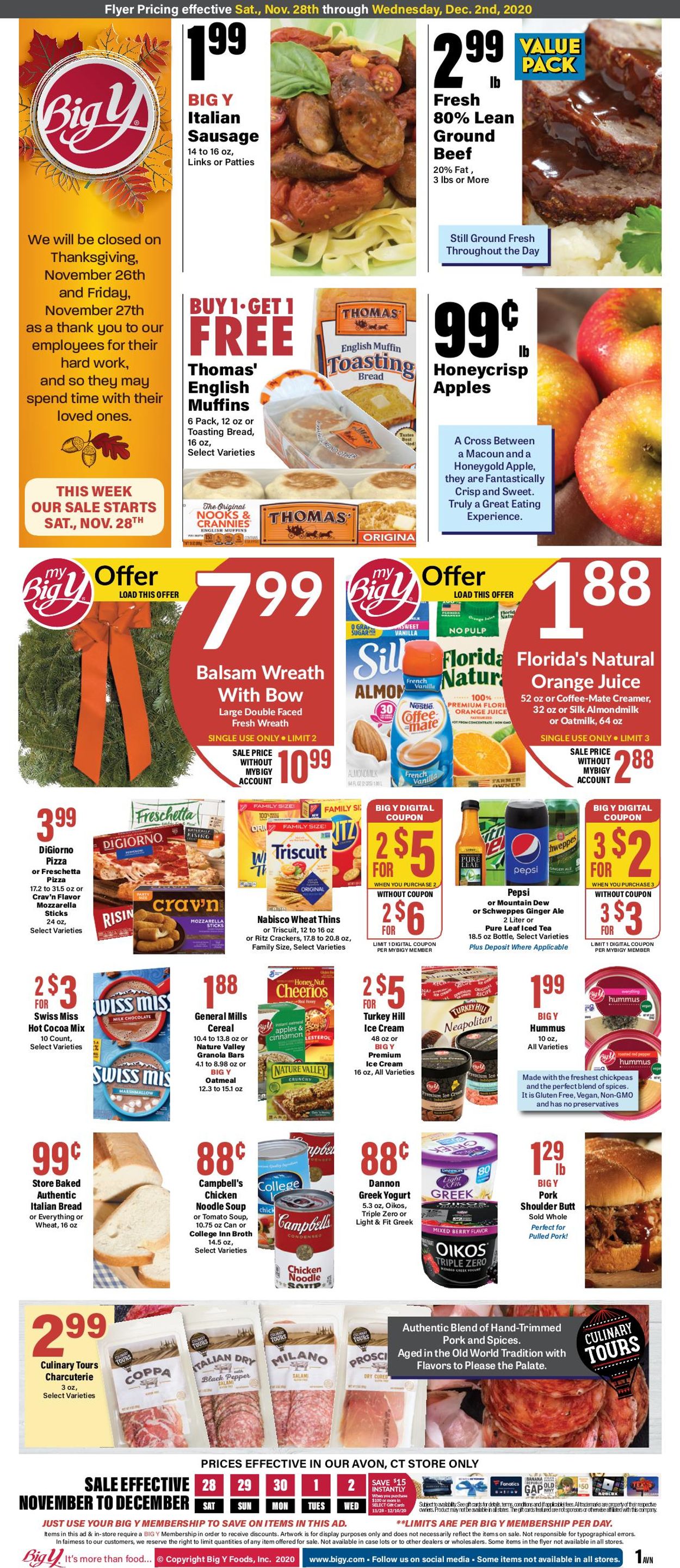 Catalogue Big Y Cyber Monday from 11/28/2020