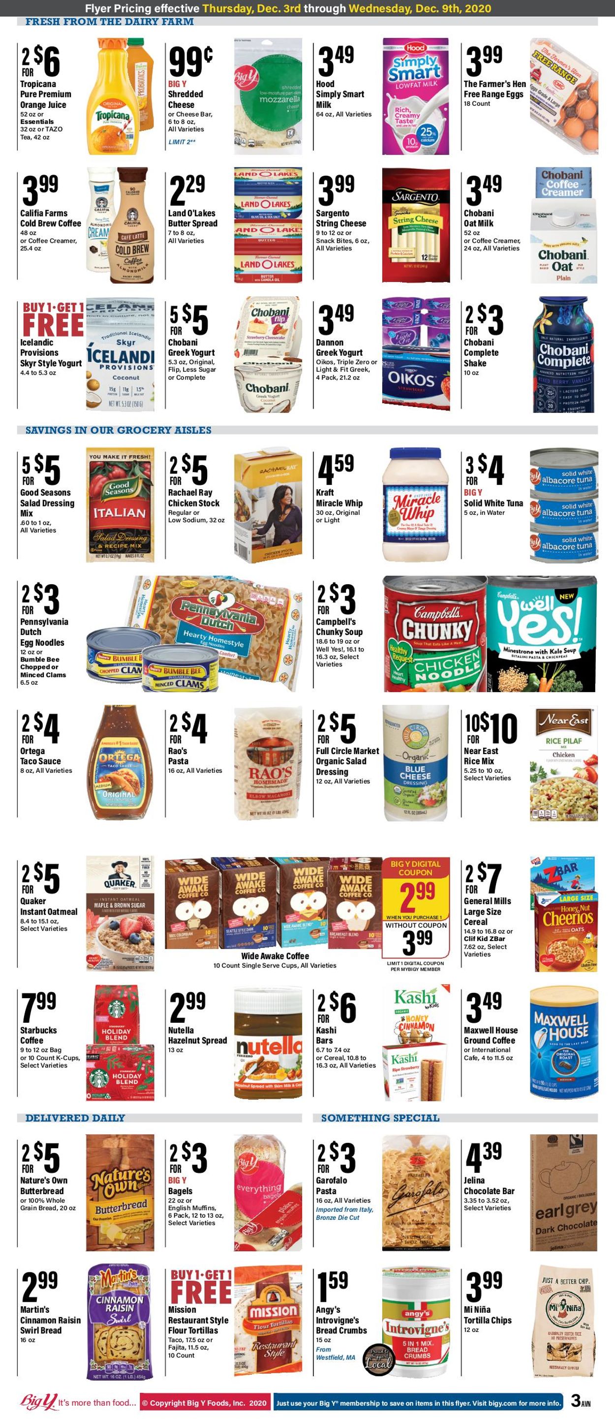 Catalogue Big Y from 12/03/2020