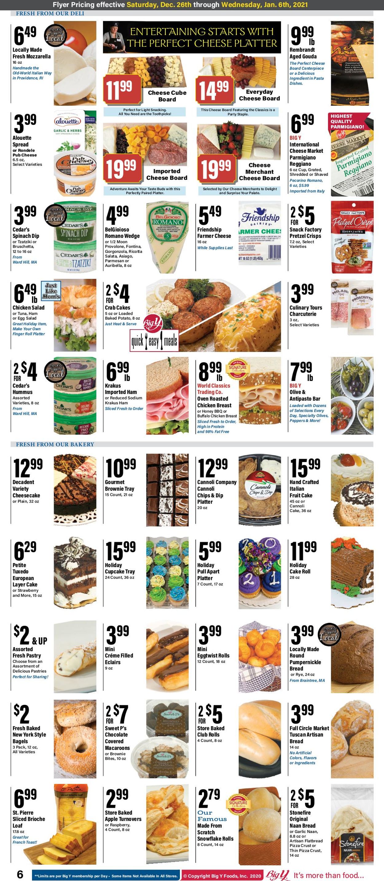 Catalogue Big Y from 12/26/2020