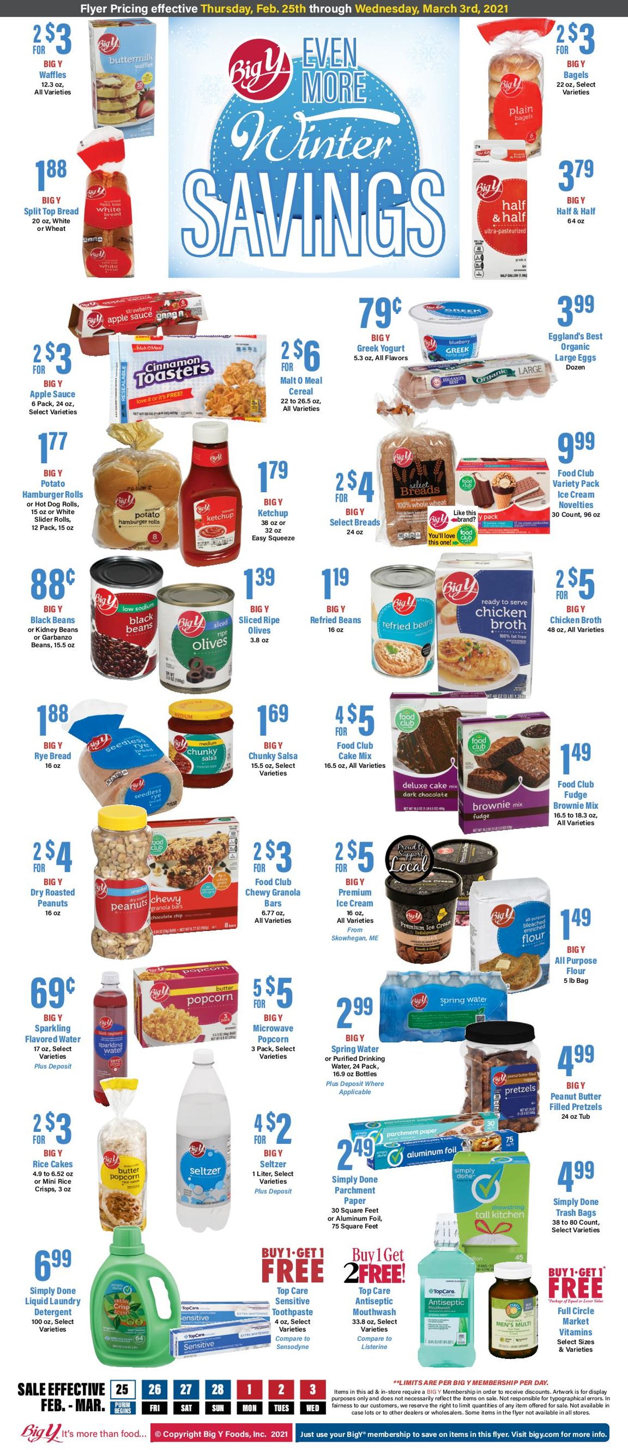 Catalogue Big Y from 02/25/2021