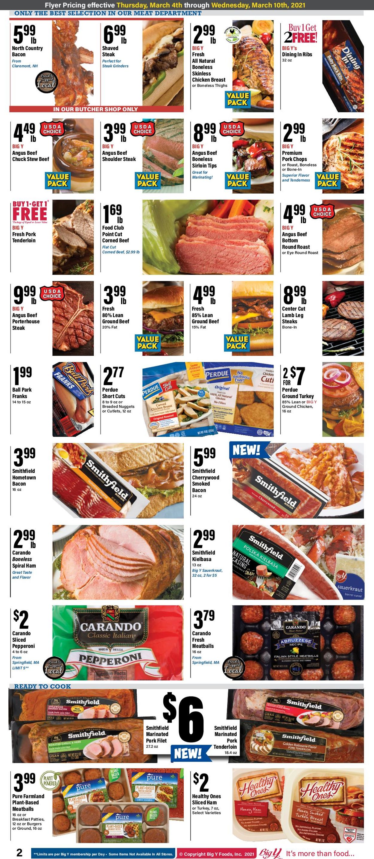 Catalogue Big Y from 03/04/2021